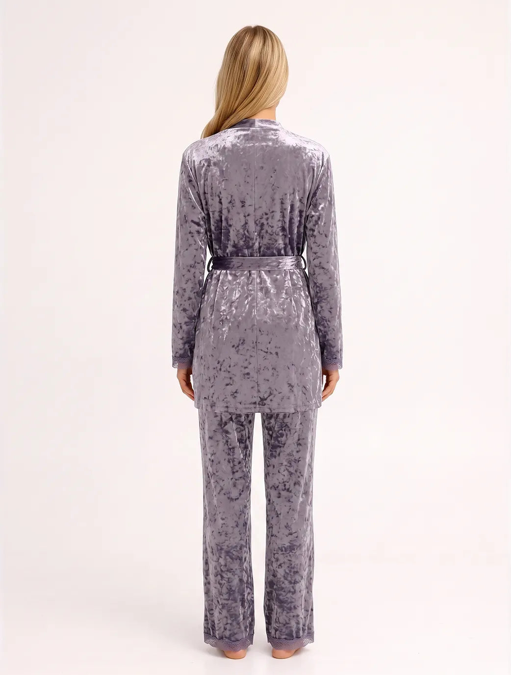 Marie France Lilac Women Lunelle Robe SKU: PYLUNELLEROBE_LILAC Image 04