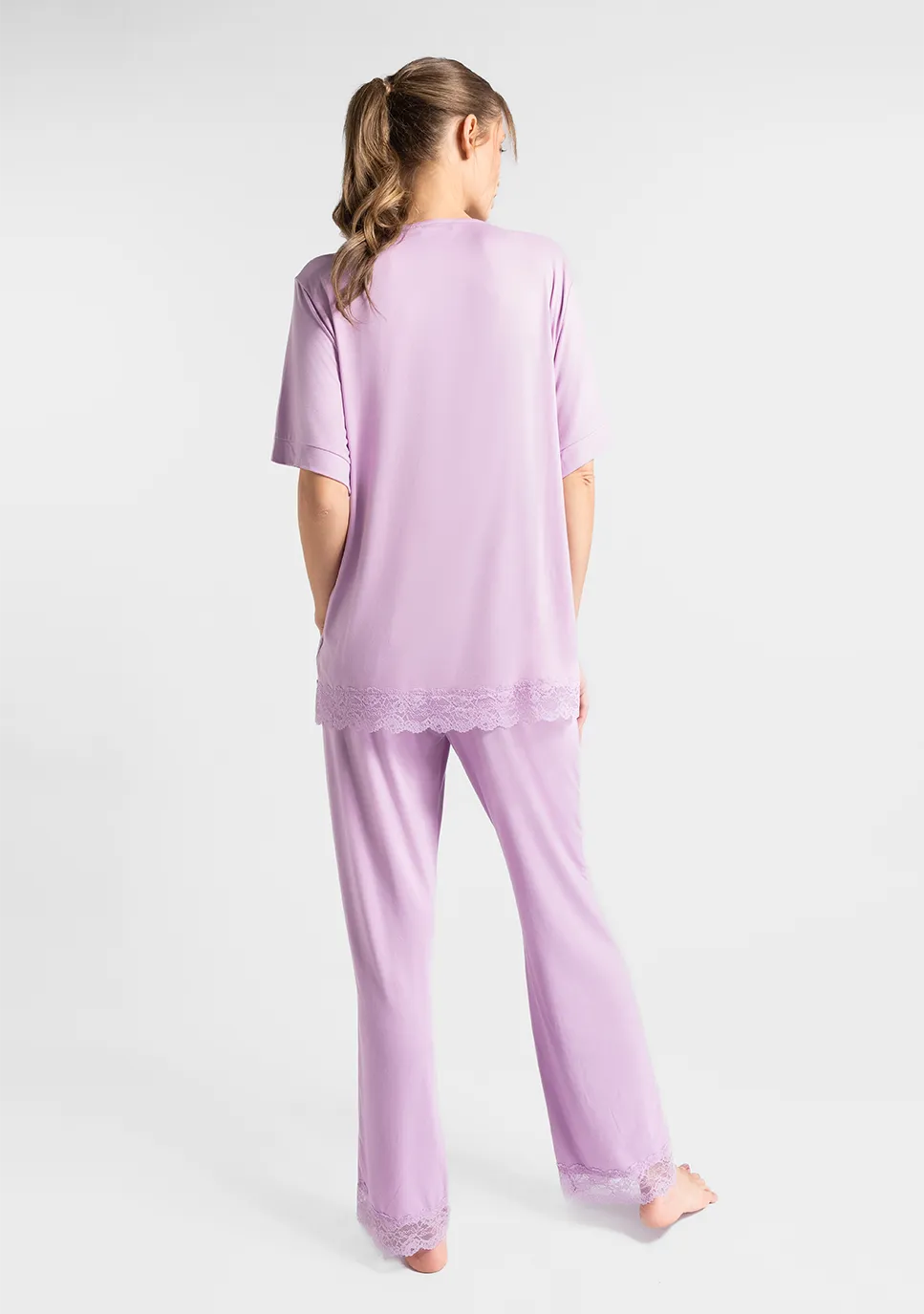 Marie France Milyana Pant_Pink Women Milyana Pant SKU: PYMILYANAPANT_Pink Image 02