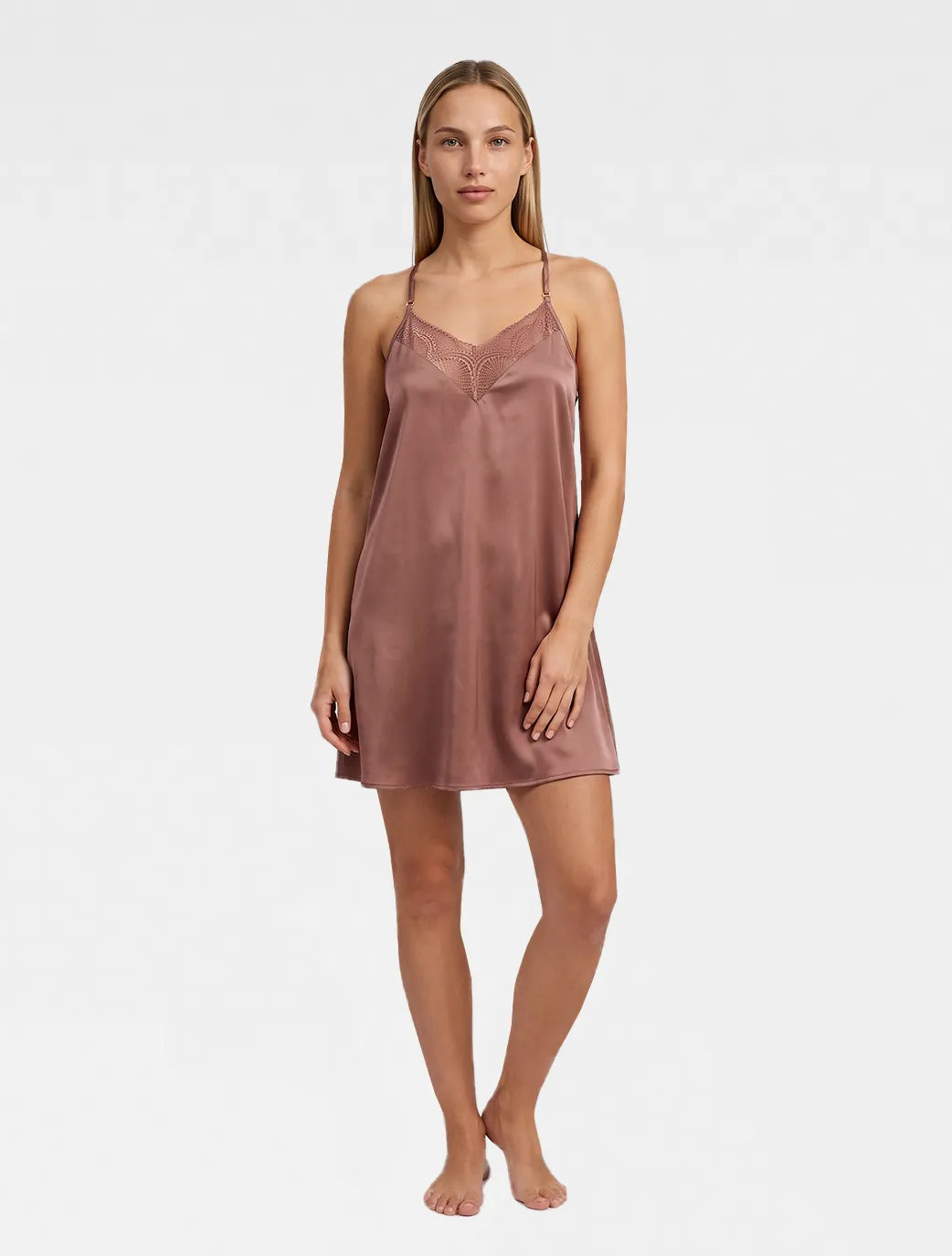 Marie France Blush Women Nalara Dress SKU: PYNALARADRESS_Blush Image 03