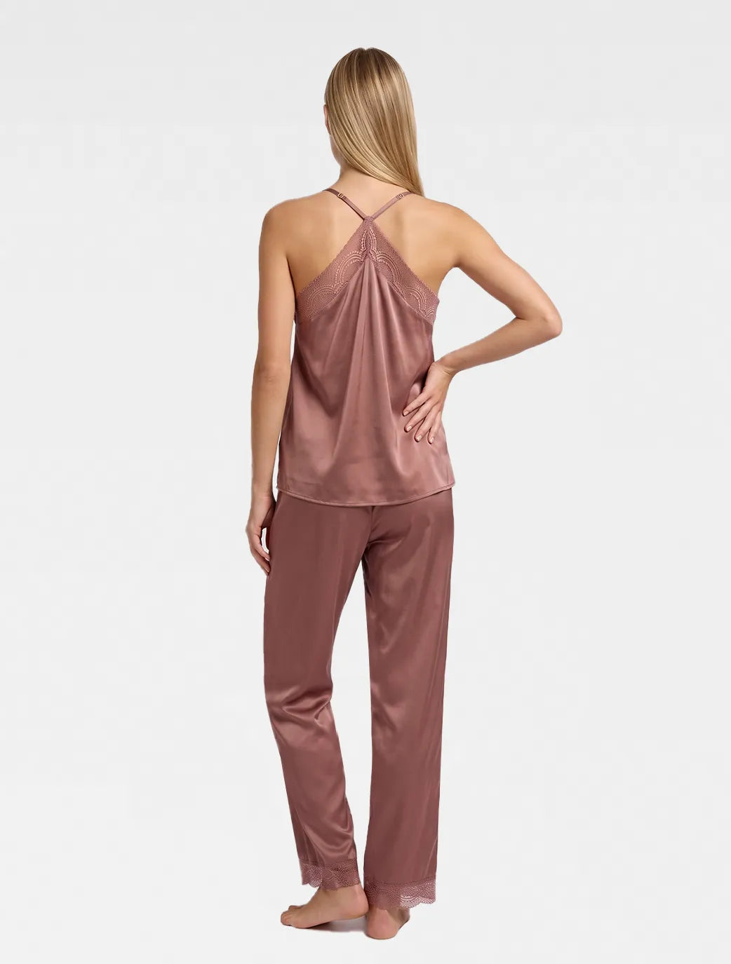 Marie France Blush Women Nalara Pant SKU: PYNALARAPANT_Blush Image 02