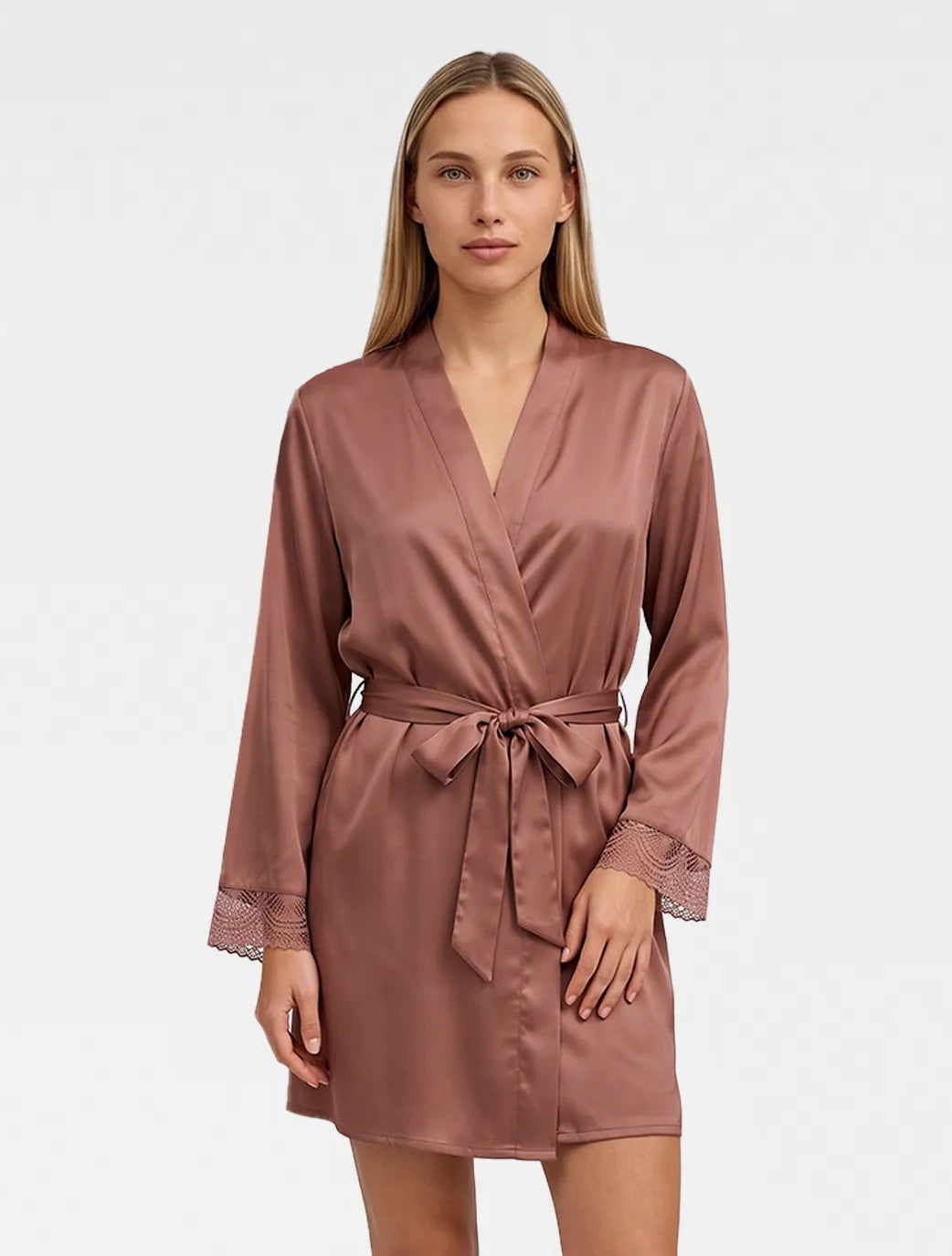 Marie France Blush Women Nalara Robe SKU: PYNALARAROBE_Blush Image 01