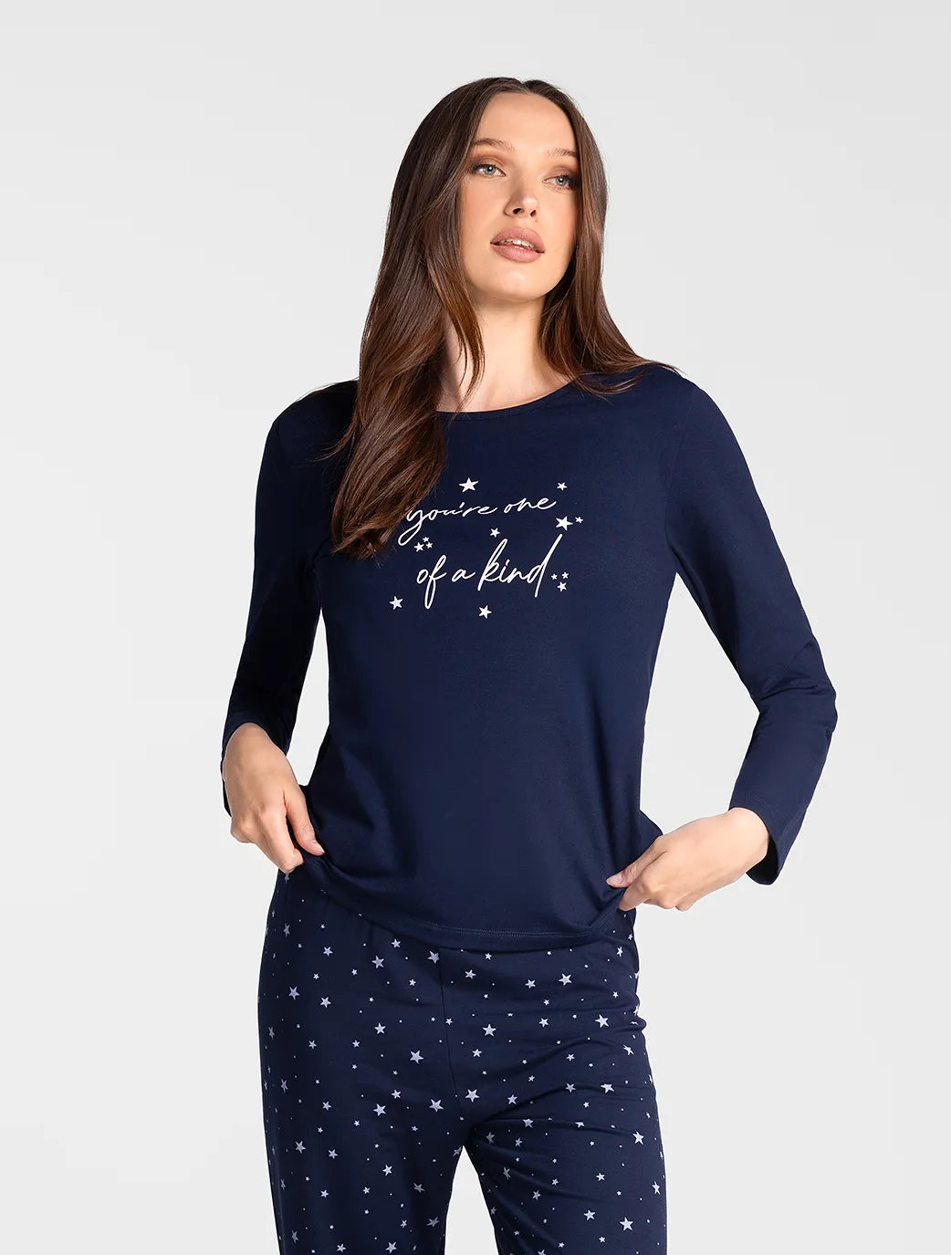 Marie France_Navy_Noktala Top_PYNOKTALATOP_Navy_01