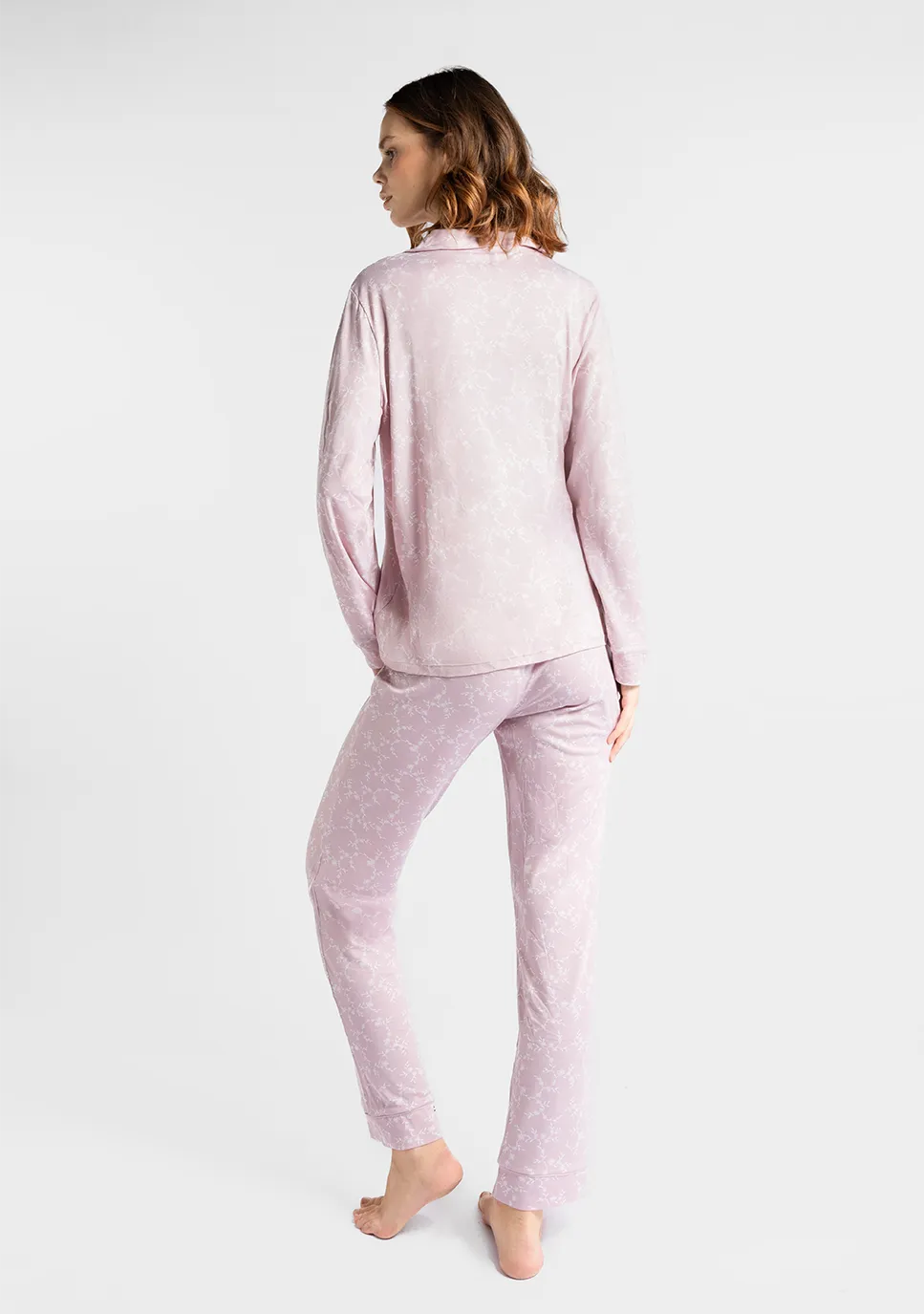 Marie France Multicolor Women Noura Floral Long Sleeve Pajama Set SKU: PYNOURASETOFFER_Multicolor Image 03