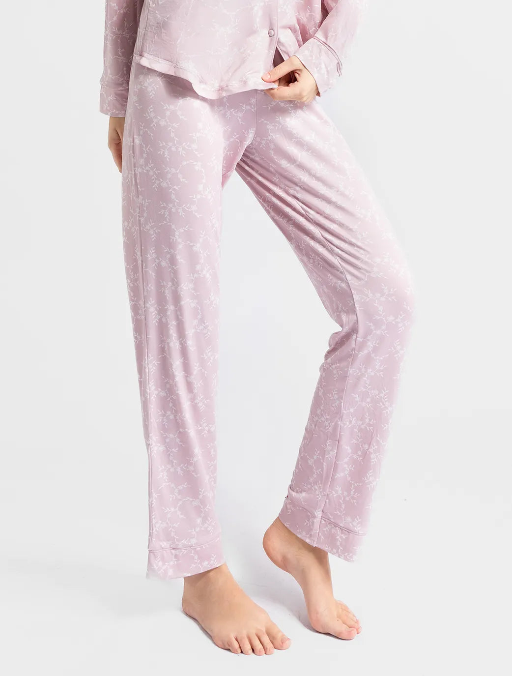 Marie France Multicolor Women Noura Floral Long Sleeve Pajama Set SKU: PYNOURASETOFFER_Multicolor Image 06