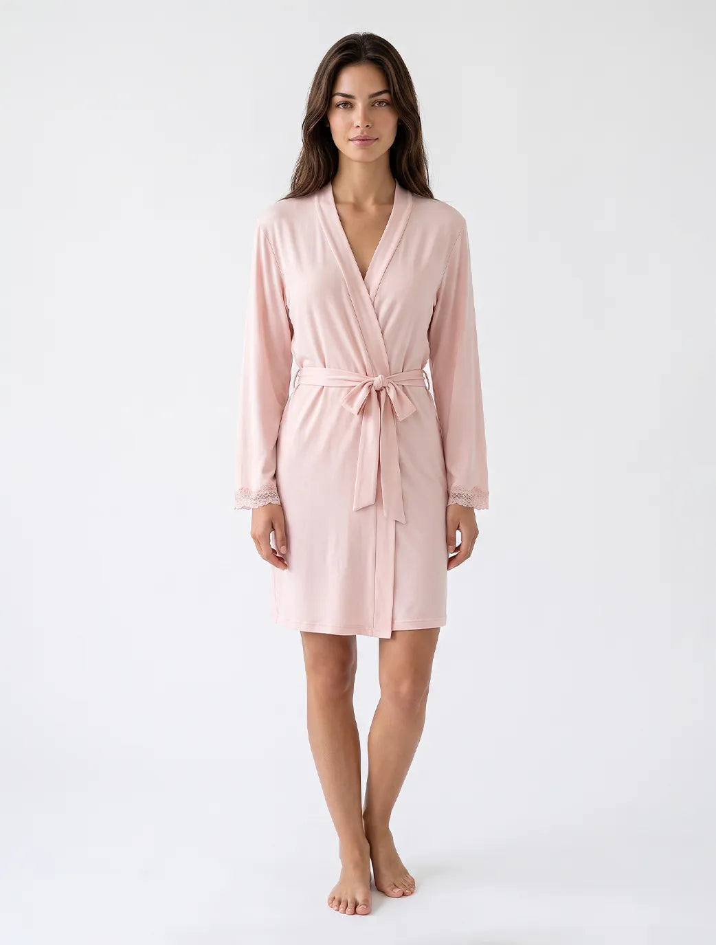 Marie France Pink Women Sirena Robe SKU: PYSIRENAROBE_PINK Image 03