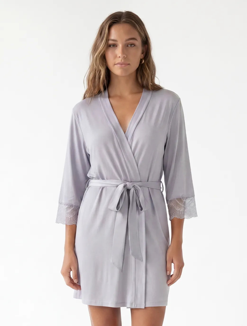 Marie France Purple Women Starly Robe SKU: PYSTARLYROBE_Purple Image 01