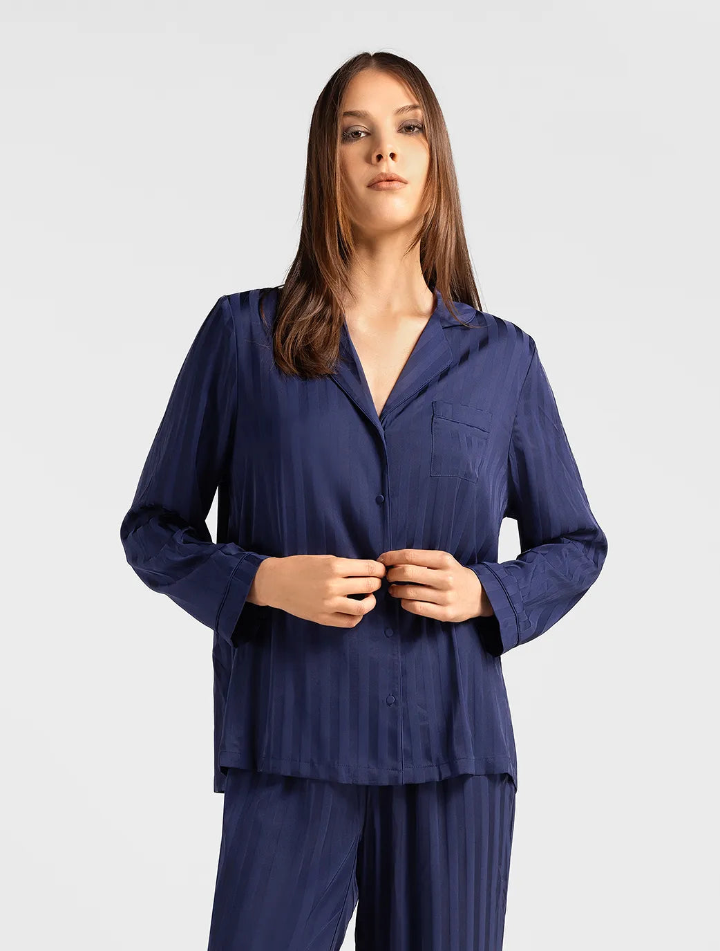 Marie France_Navy_Trimpa Chemise_PYTRIMPACHEMISE_Navy_01