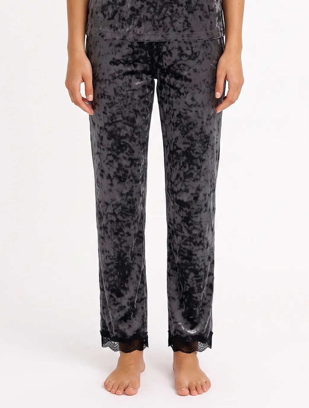 Marie France Grey Women Vireya Pant SKU: PYVIREYAPANT_GREY Image 03