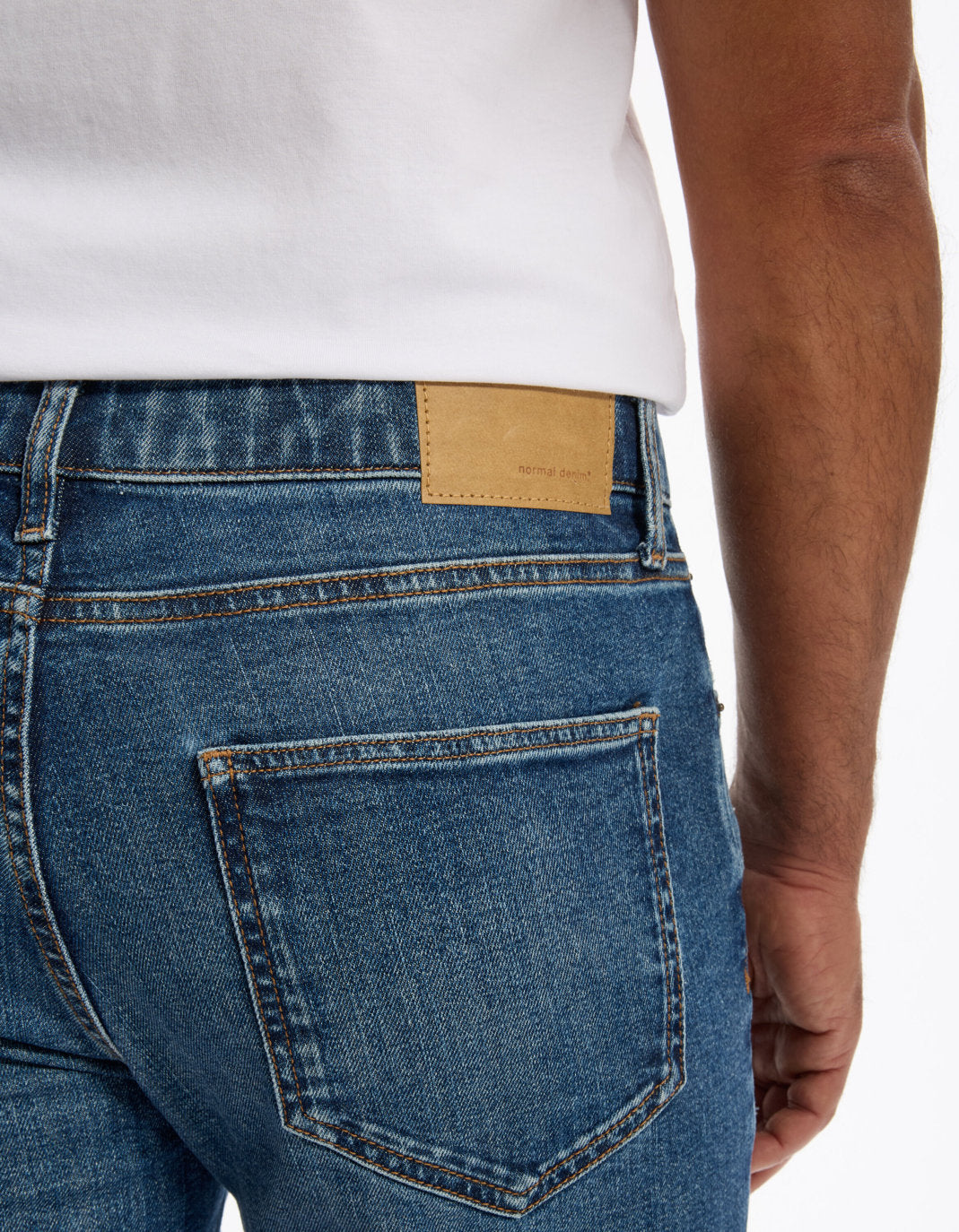Celio_Stone Blue C.5 Regular Stretch Cotton Jeans in 3 Lengths_REGULAR3L_DOUBLE STONE H24_05