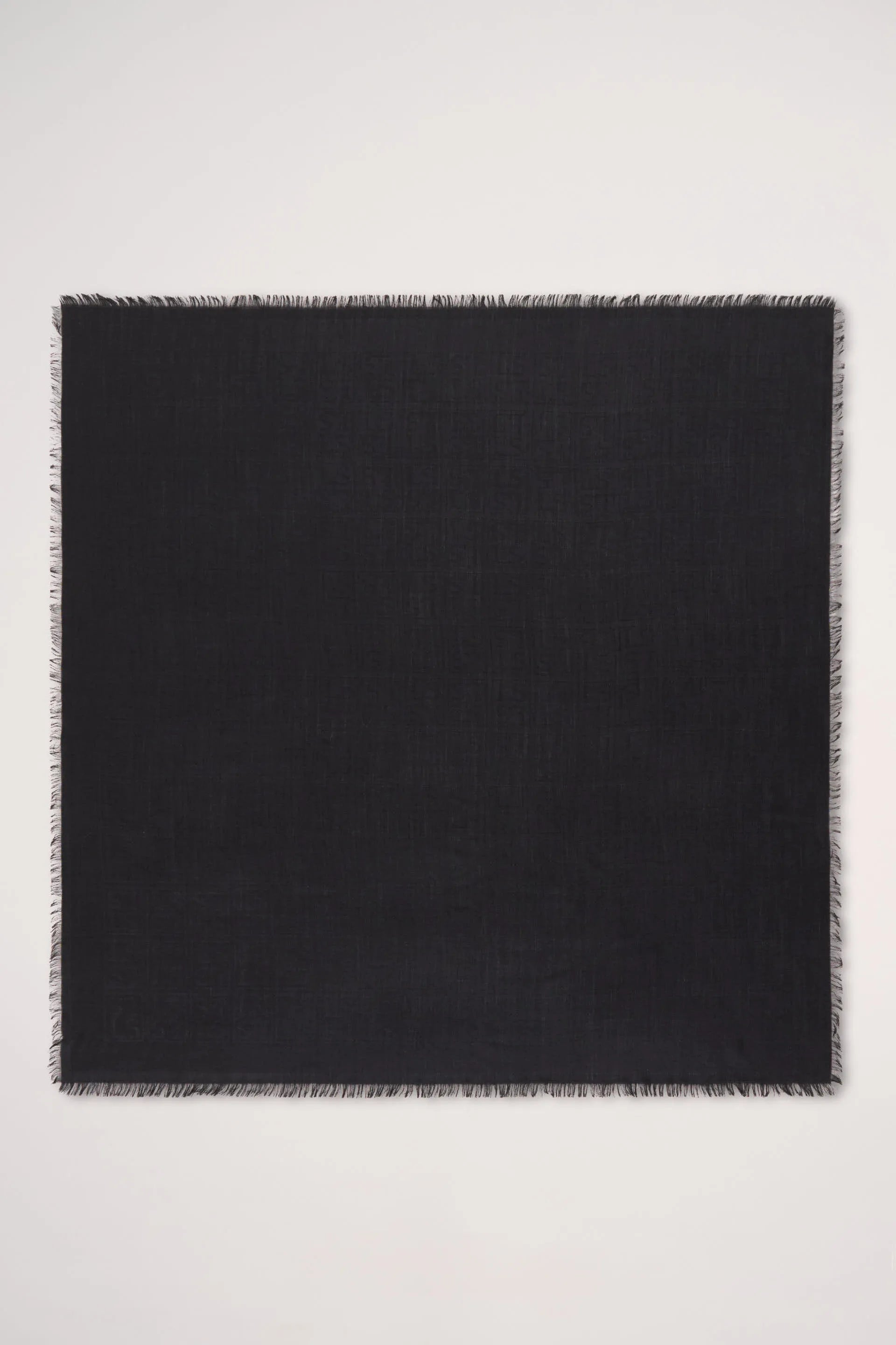 Luisa Spagnoli_Black_Romanzo - Wool And Silk-Blend Shawl_ROMANZO H_0101_02