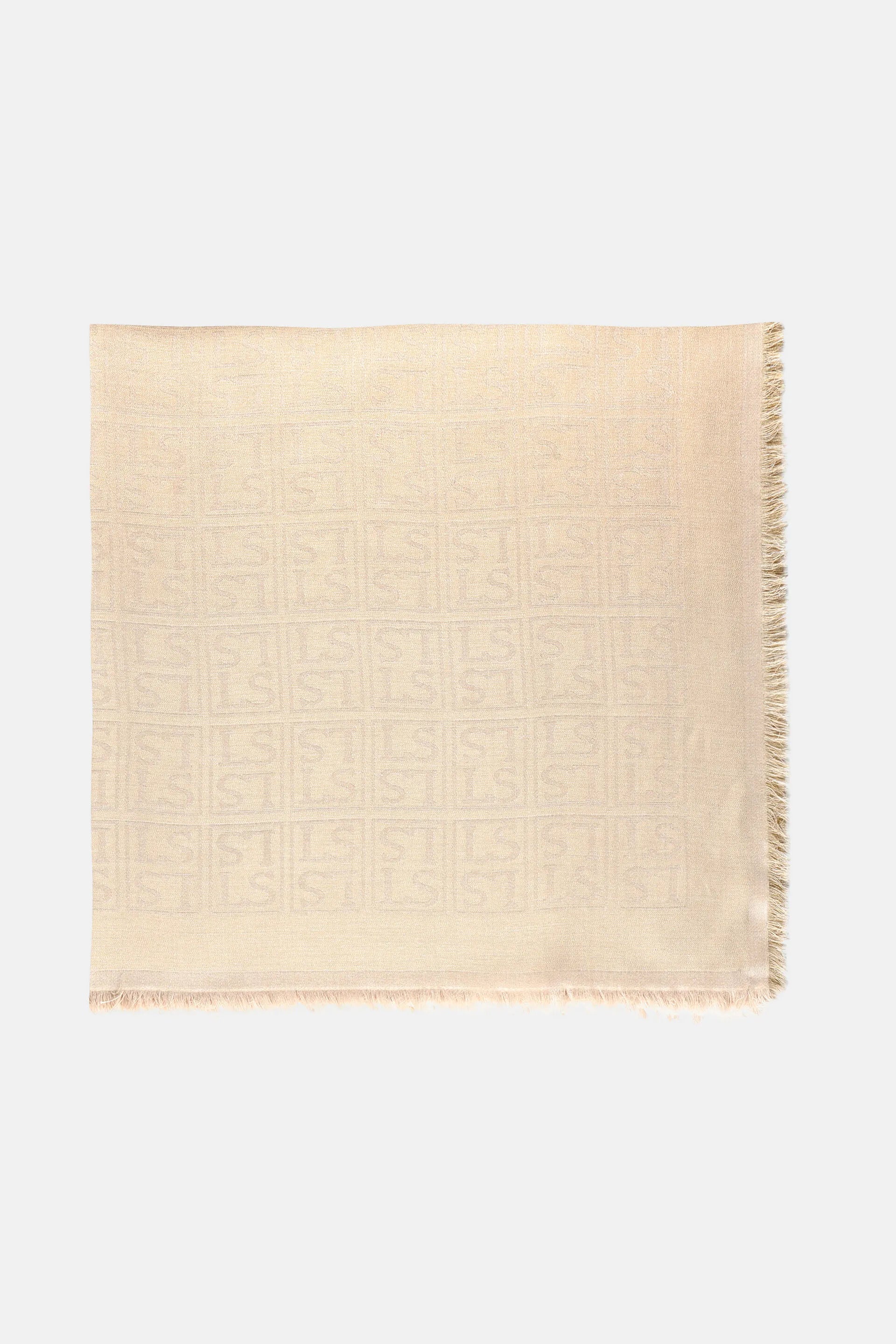 Luisa Spagnoli_Beige_Romanzox - Wool-Silk Blend Shawl_ROMANZOX C_1101_02