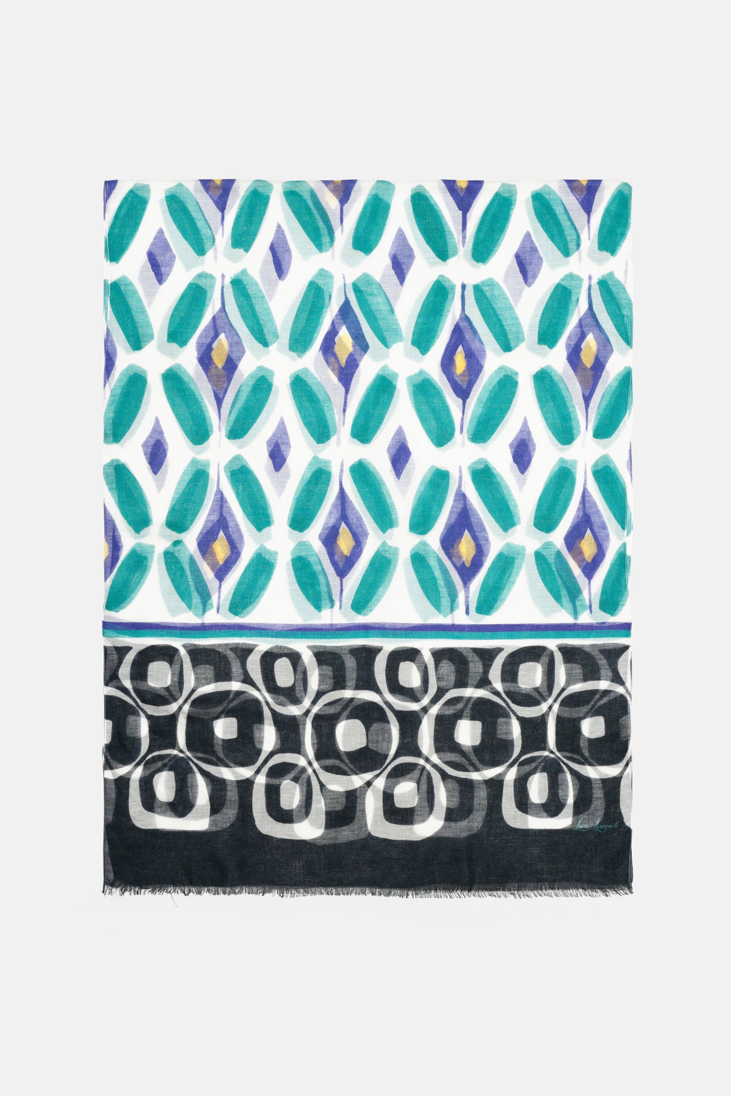 Luisa Spagnoli_Rurale - Watercolour Print Stole_RURALE_3896_01