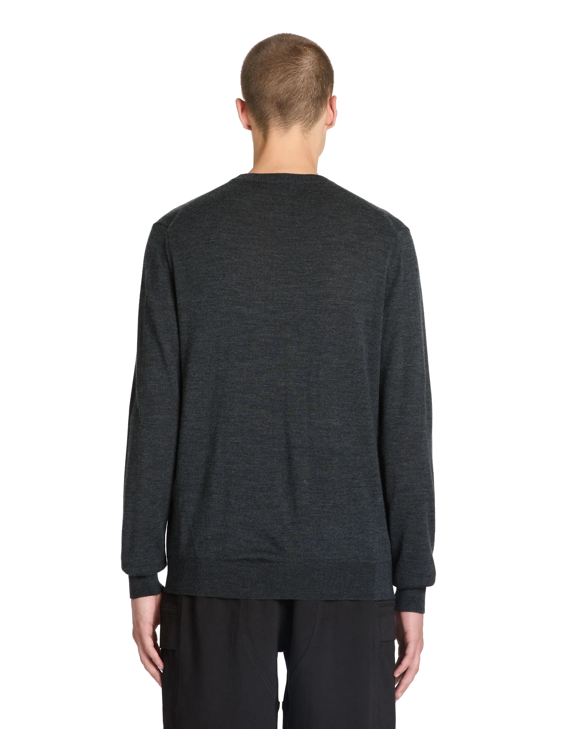 Celio_Anthra Mel_100% Merino Wool Crew Neck Sweater_SEMERIROND_ANTHRA MEL_03