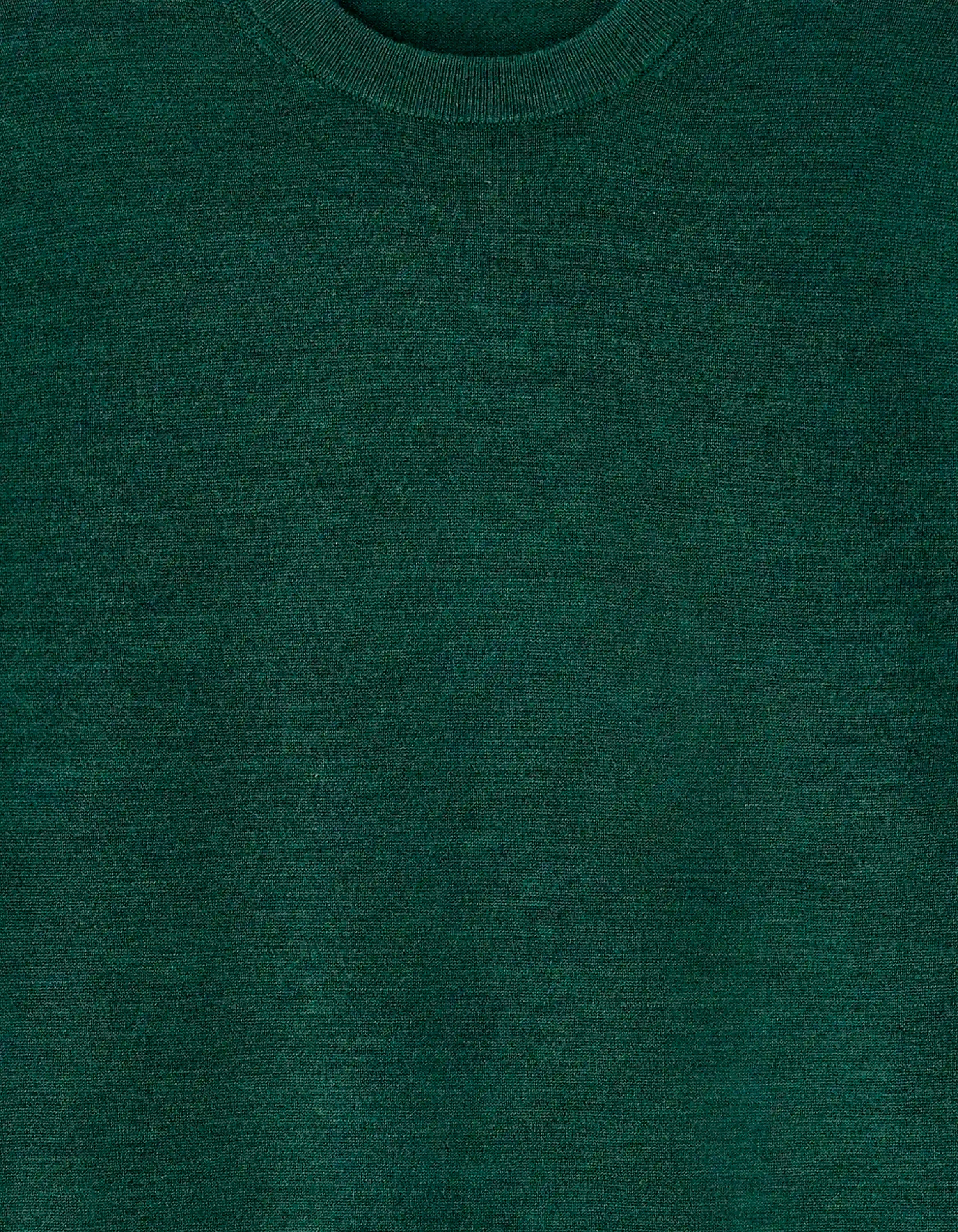 Celio_Vert Fonce 02_100% Merino Wool Crew Neck Sweater_SEMERIROND_VERT FONCE 02_05