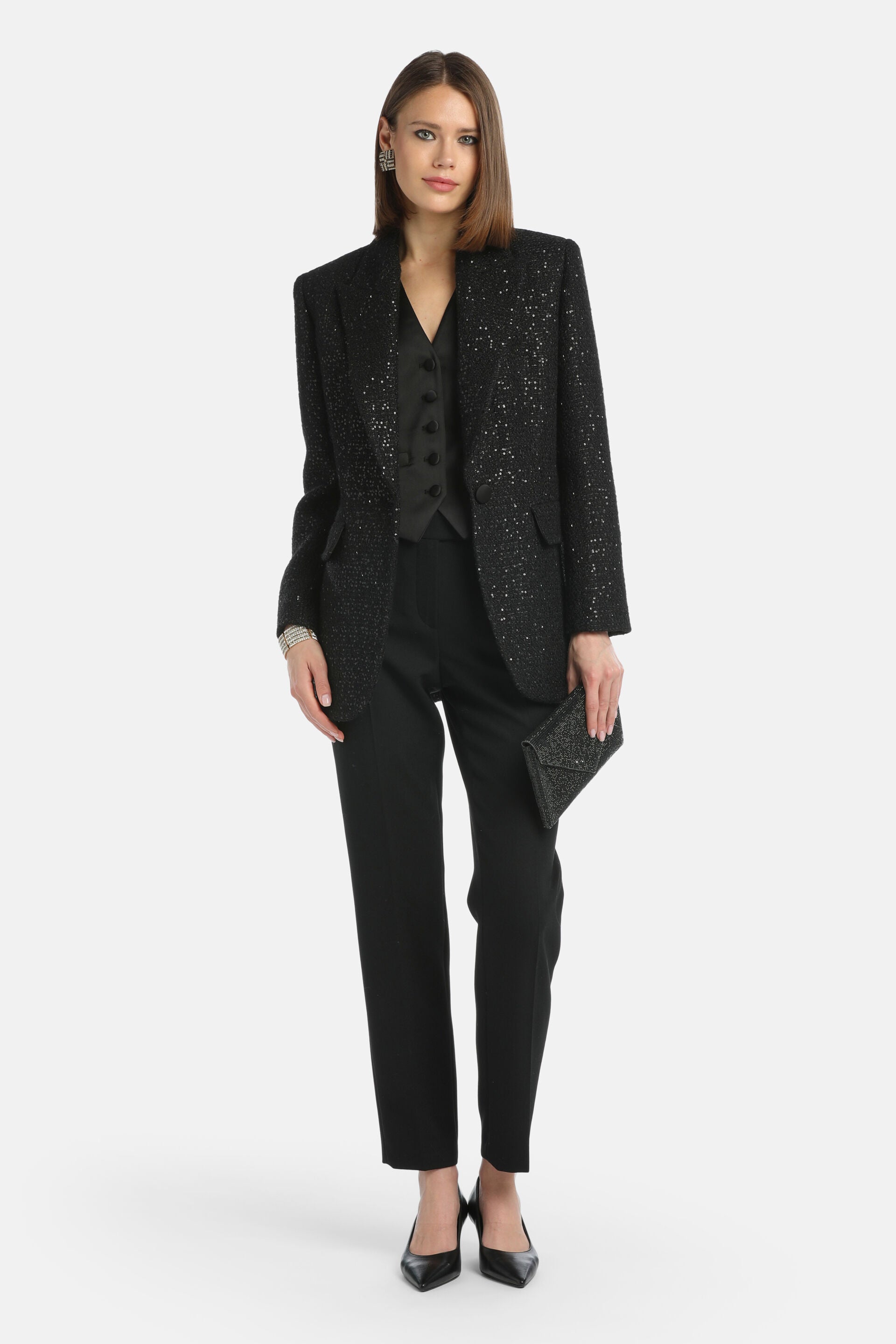 Luisa Spagnoli_Nero/Nero_Solo - Elegant Blazer_SOLO_0101 0101_02