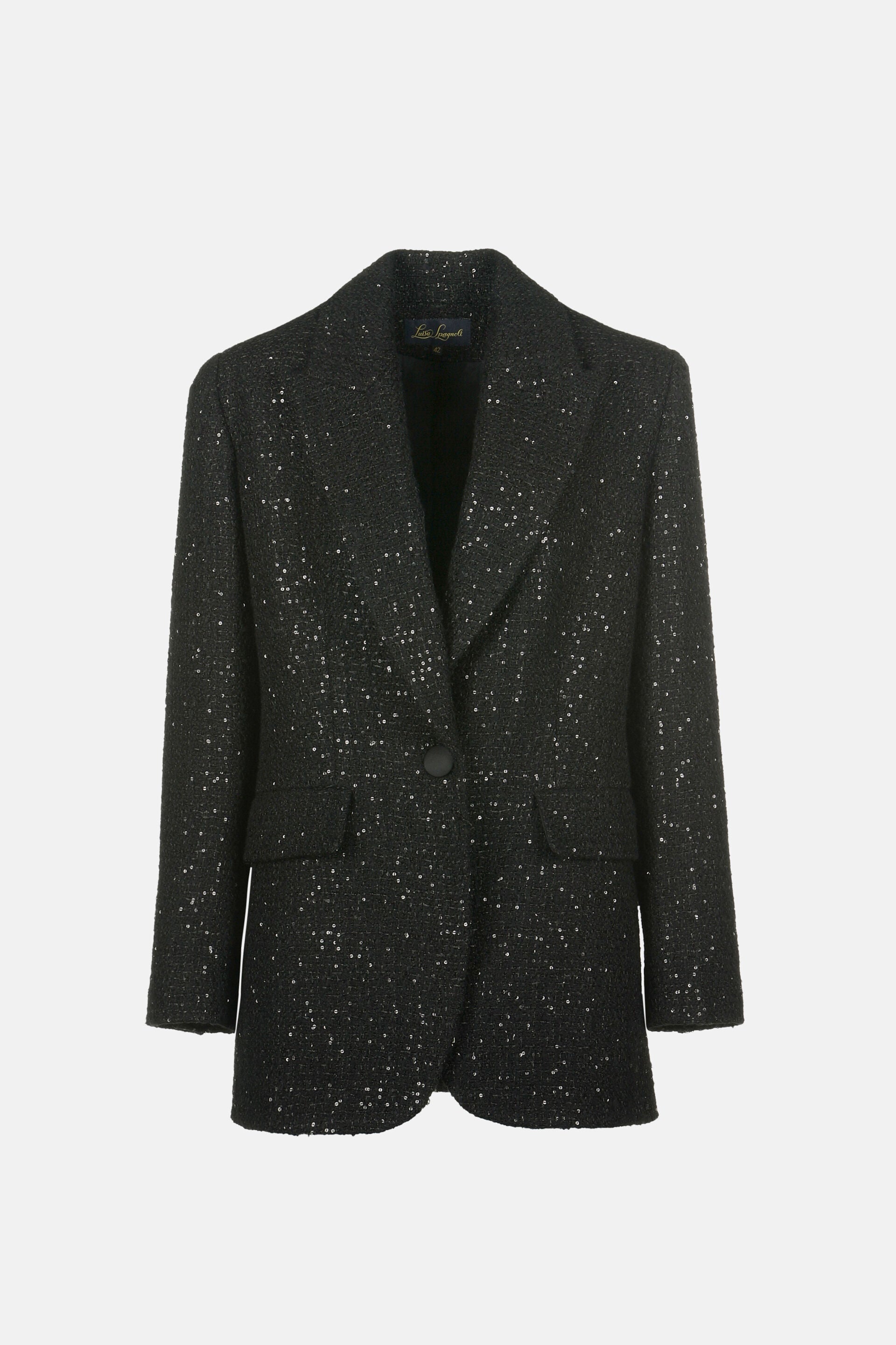 Luisa Spagnoli_Nero/Nero_Solo - Elegant Blazer_SOLO_0101 0101_06