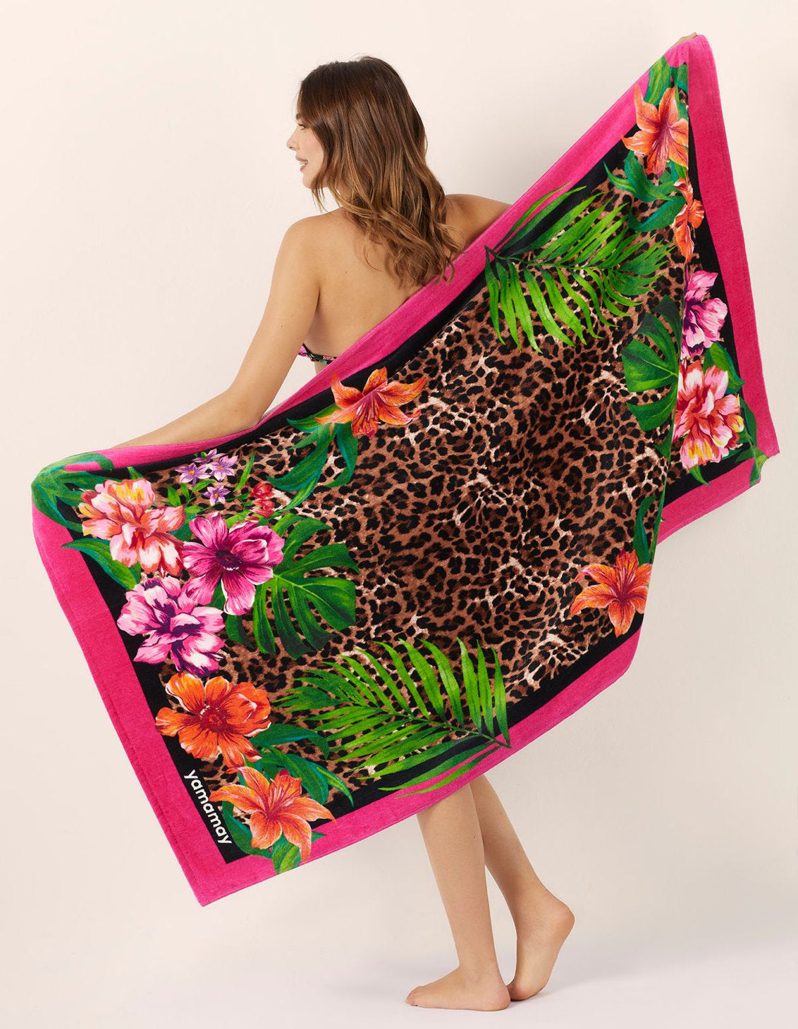 Yamamay_Marianna Rectangular Beach Towel in Terry Cloth_STED182006_128_01