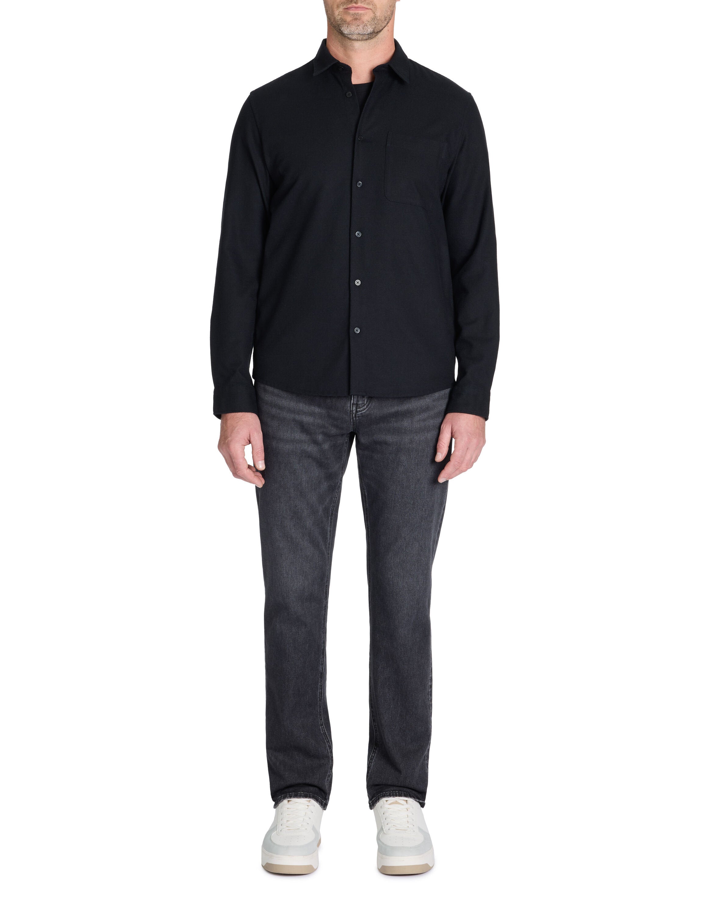 Celio_Jean Straight 100% Cotton Stretch C15 3 Lengths - Gray_STLMAILLE_MIDDLE GREY_01