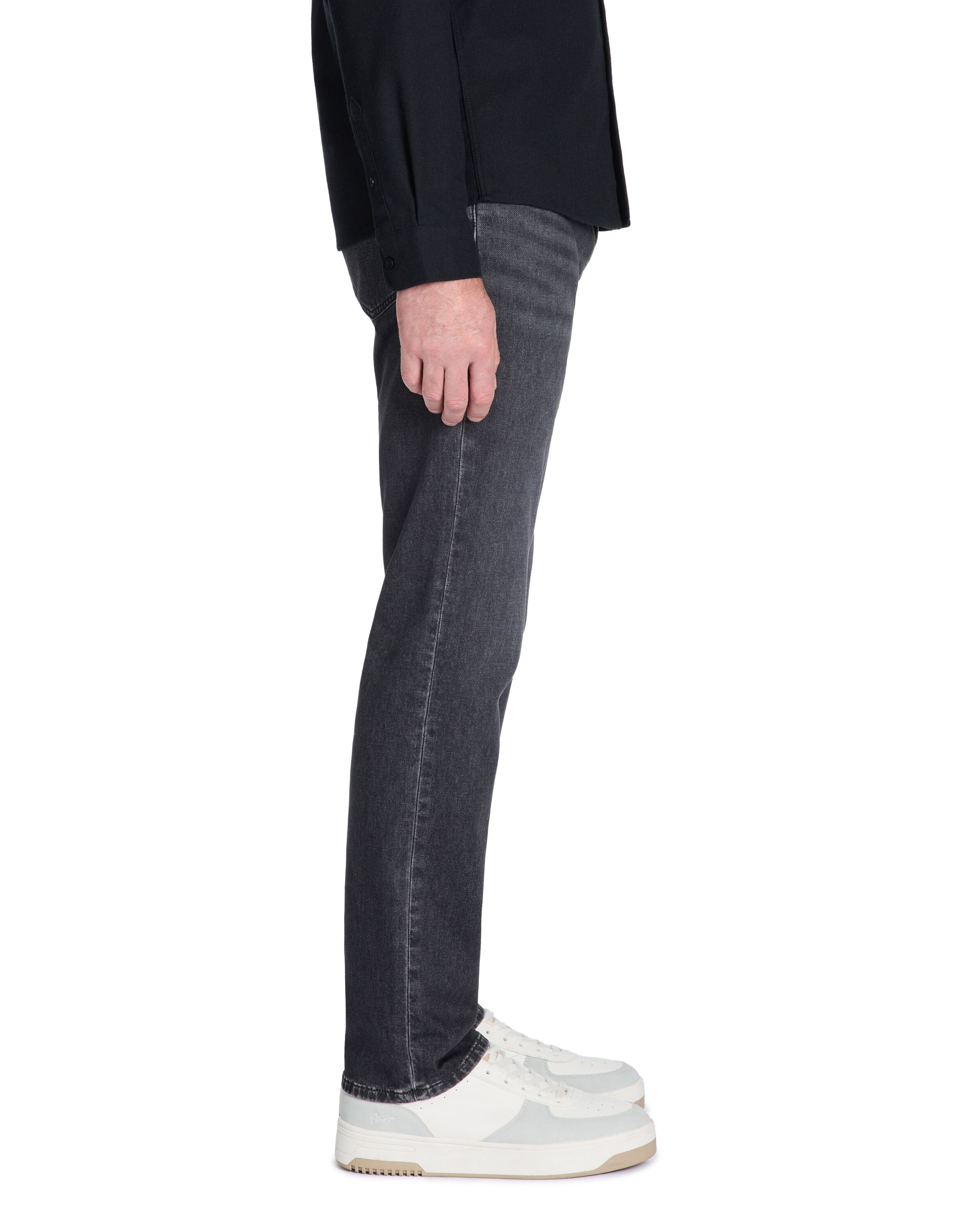 Celio_Jean Straight 100% Cotton Stretch C15 3 Lengths - Gray_STLMAILLE_MIDDLE GREY_05