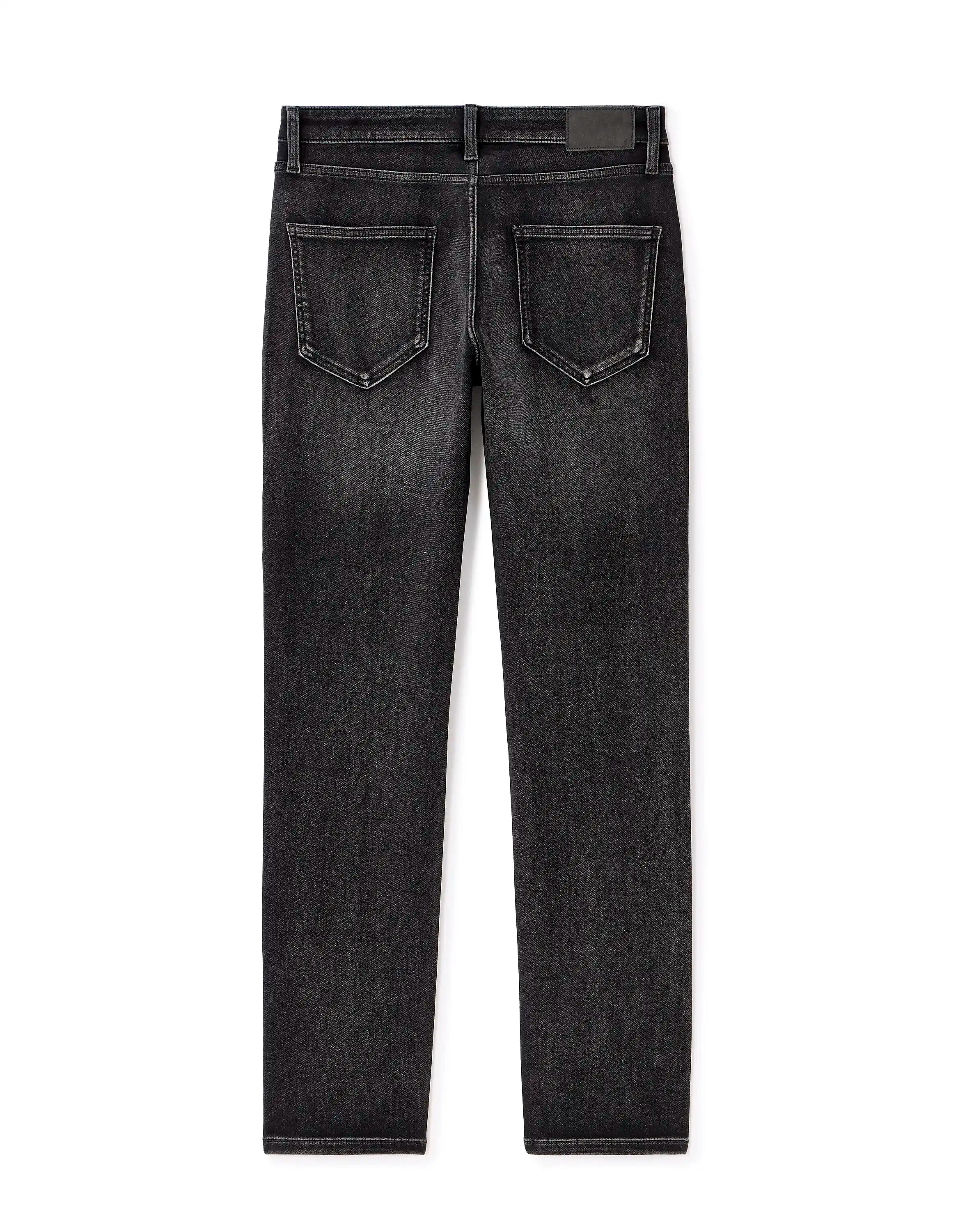 Celio_Washed Black_C.35 Straight Stretch Knit 3-Length Jeans_STLMAILLE_WASHED BLACK_06
