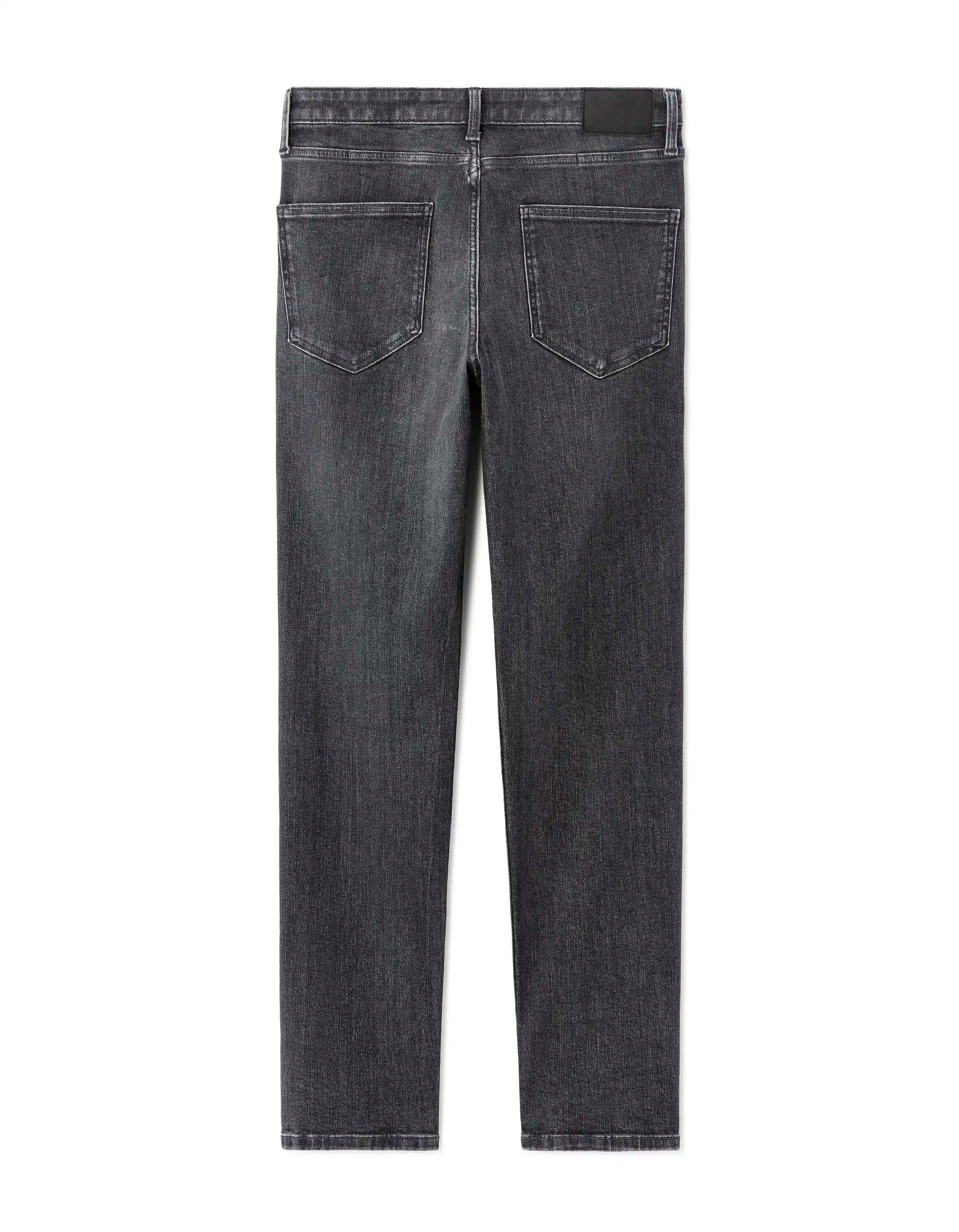 Celio_Grey_C.15 Straight Stretch Cotton Jeans, 3 Lengths_STRAIGHT3L_GREY_06