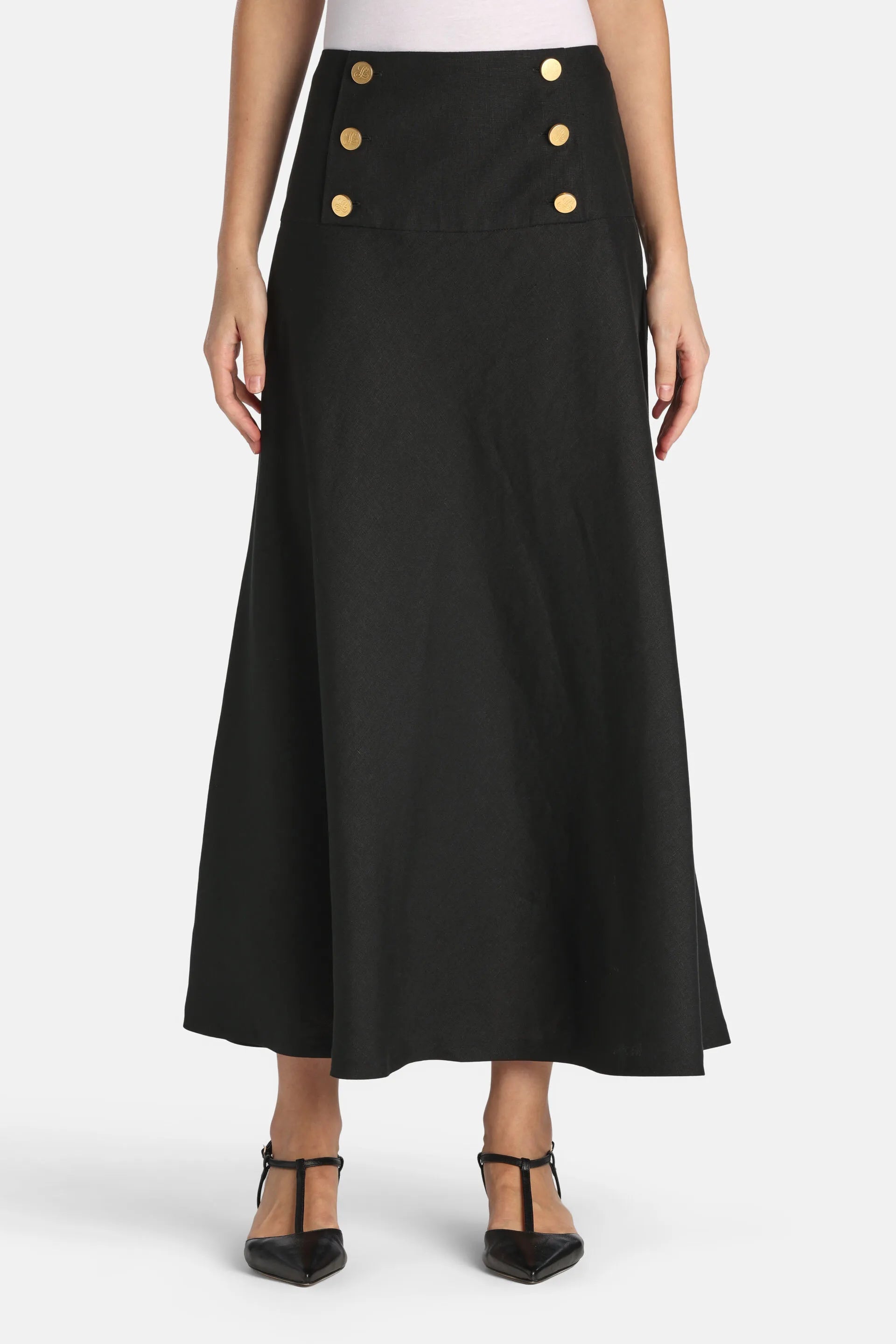 Luisa Spagnoli Nero Women Talenti - Marini�re Maxi Skirt SKU: TALENTI_0101 Image 01