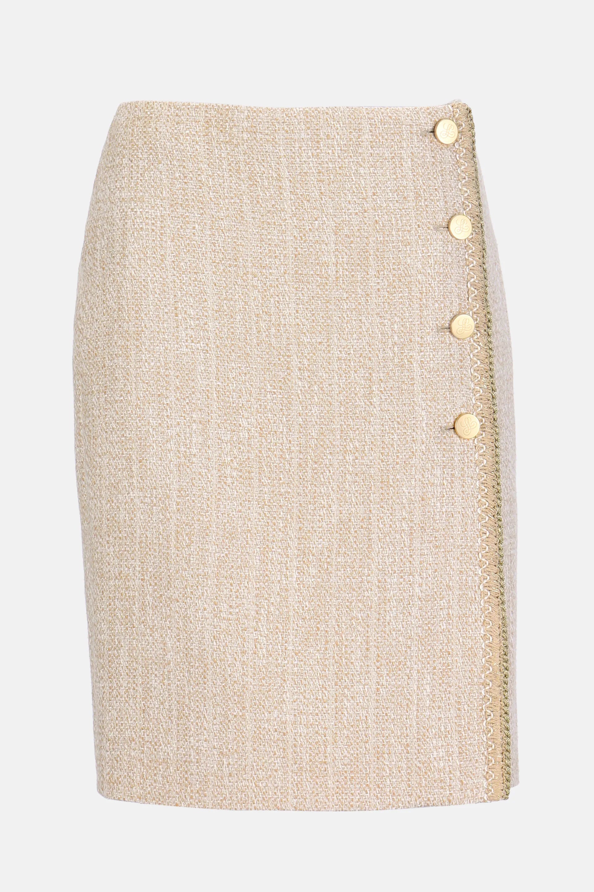 Luisa Spagnoli_Beige_Tanzania - Wrap Skirt_TANZANIA_3094_05