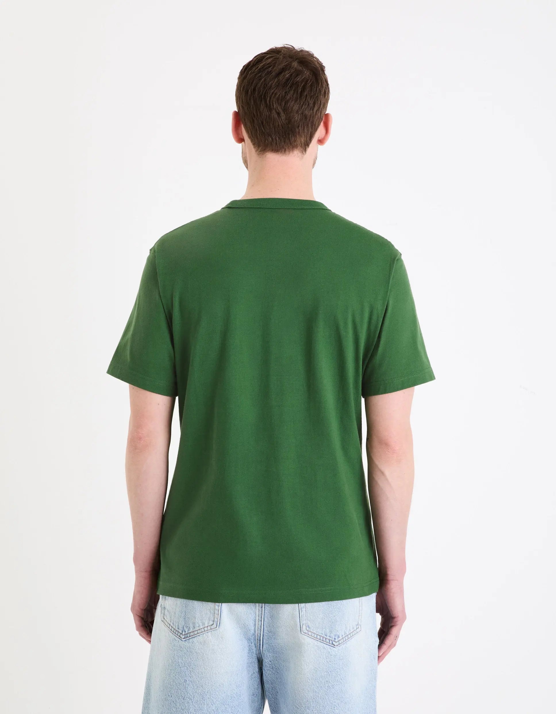 100% Cotton Boxy T-Shirt_TEBOX_GREEN BRITISH_04