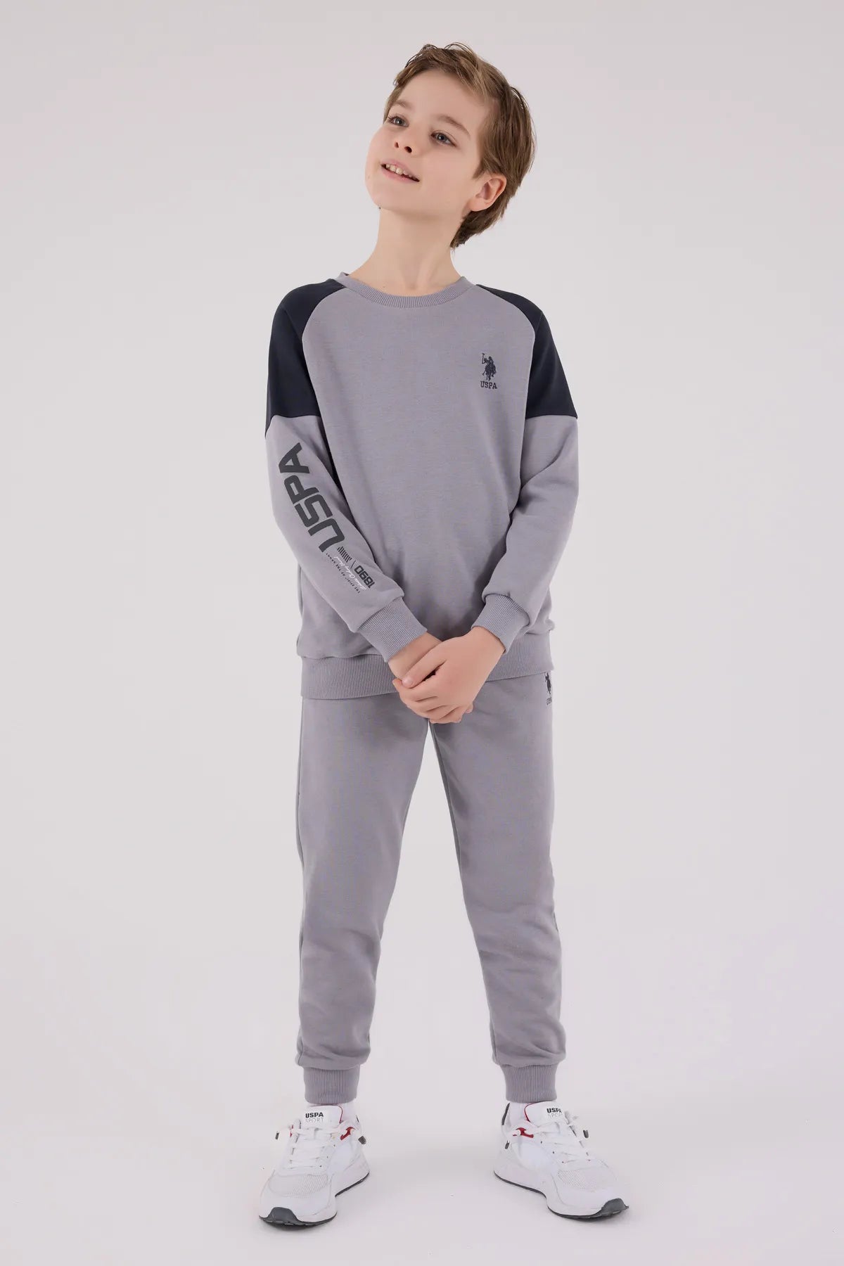 U.S. Polo Assn._Melange Grey_2 Pieces Set_US2221_Melange Grey_03