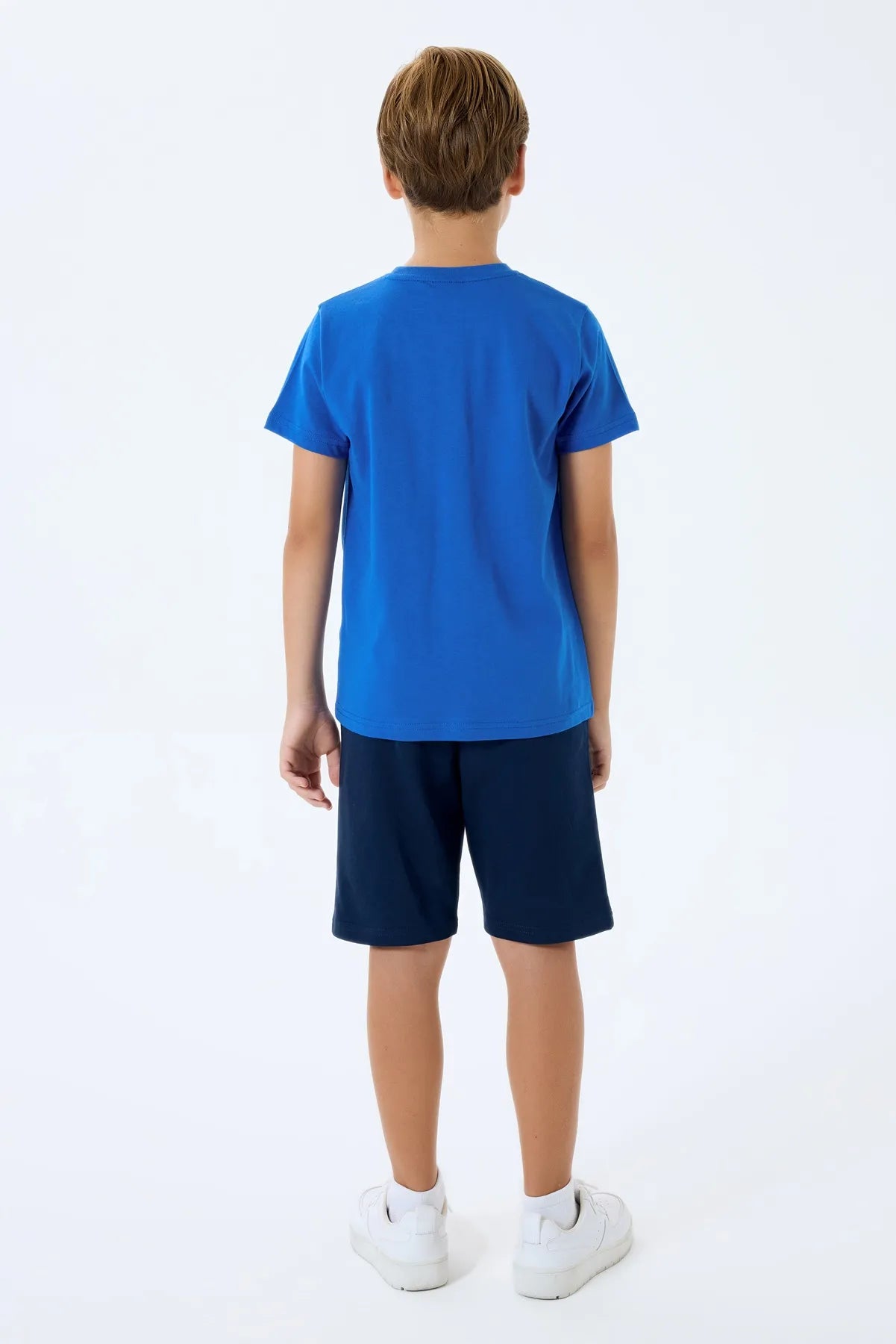 U.S. Polo Assn. Cobalt Boys Cobalt Two Pieces Set SKU: US2400_Cobalt Image 04