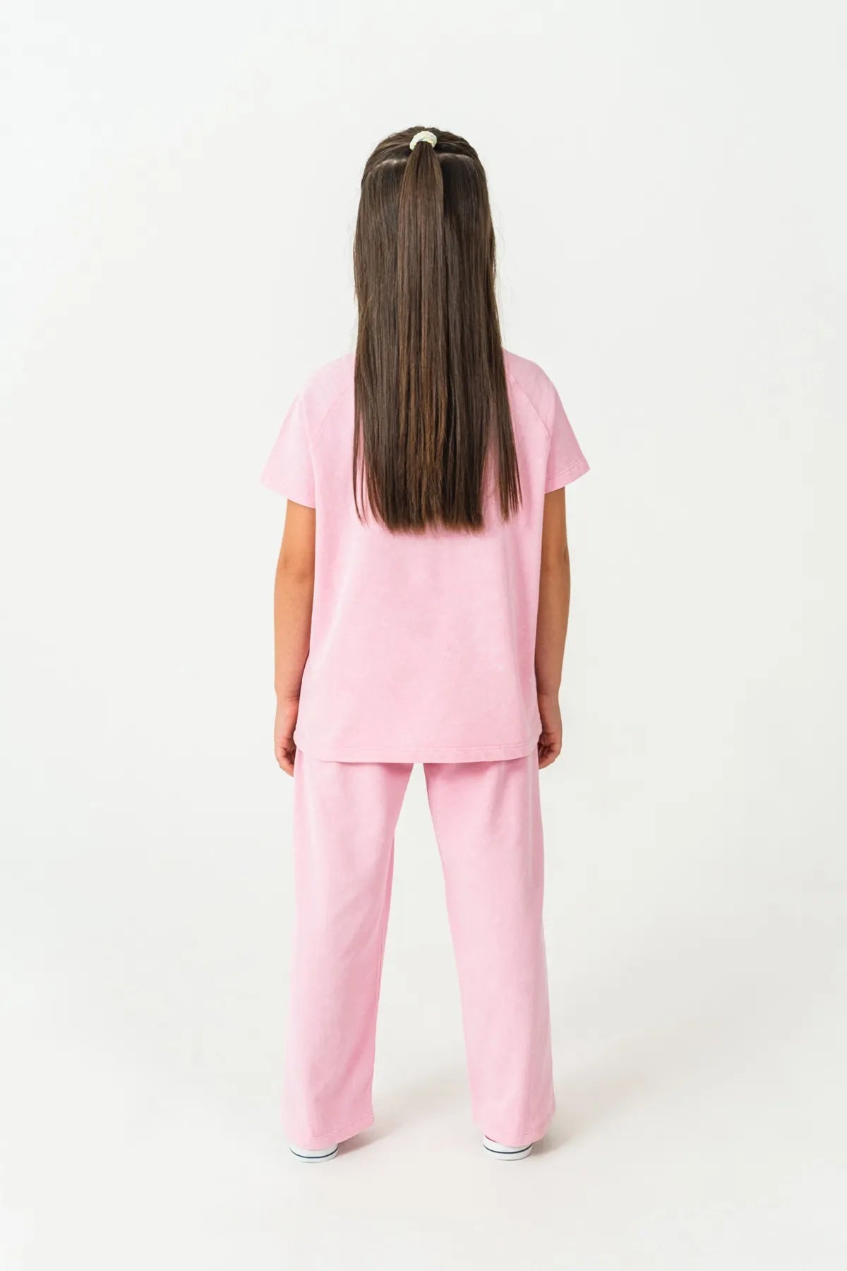 U.S. Polo Assn. Pink Girls Pink Two Pieces Set SKU: US2529_Pink Image 04