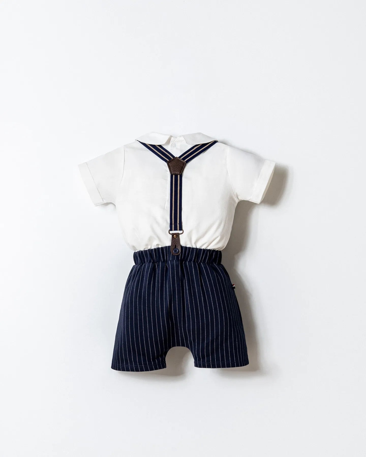 U.S. Polo Assn. White Baby Boy White Two Pieces Set SKU: USB2921_White Image 04