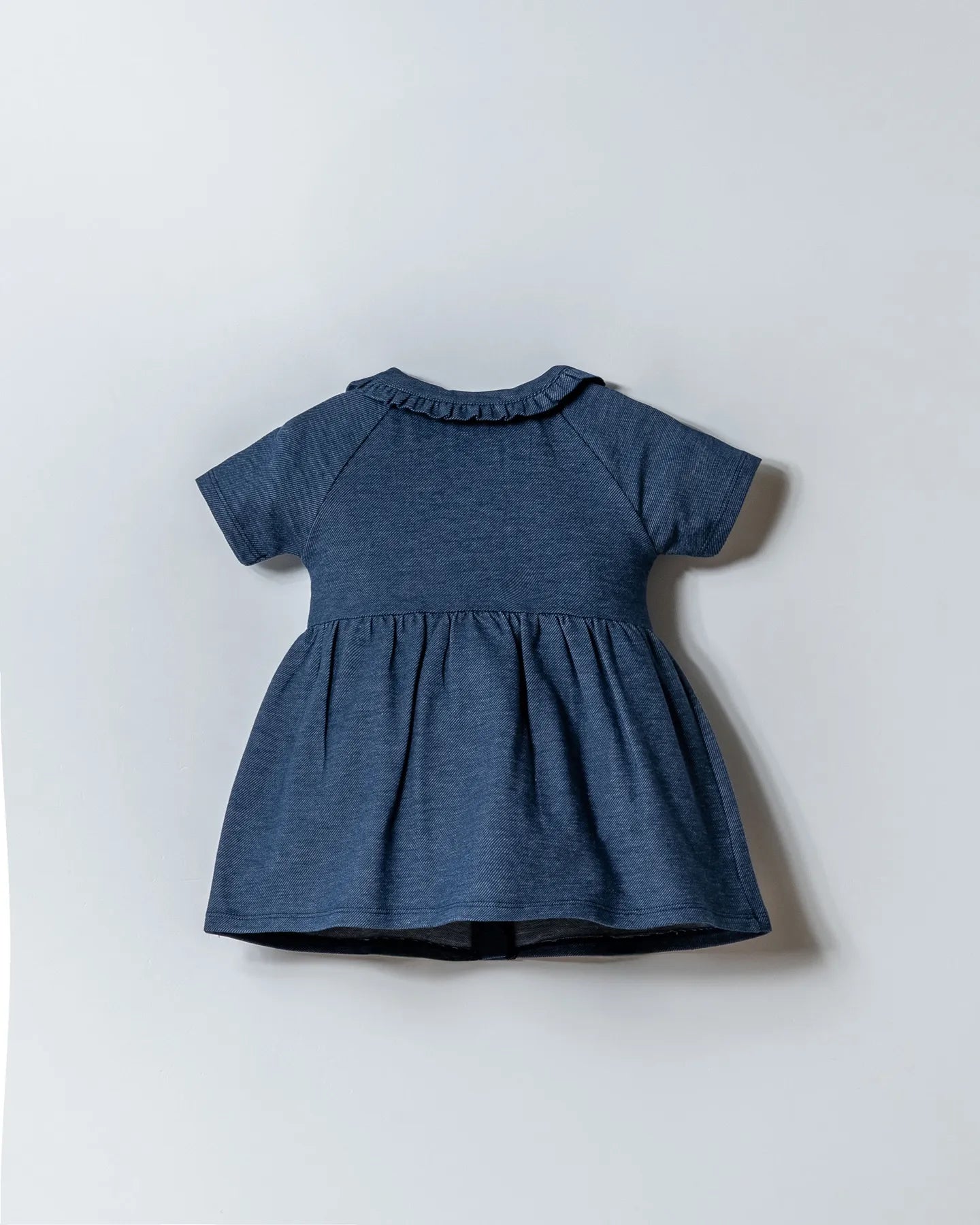 U.S. Polo Assn. Blue Baby Girl Blue Dress SKU: USB2967_Blue Image 06