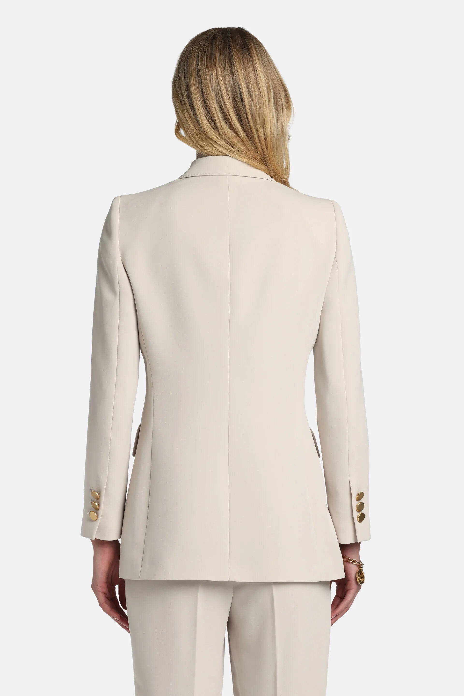 Luisa Spagnoli Burro Women Varadero - Double-Breasted Jacket SKU: VARADERO_1173 Image 02