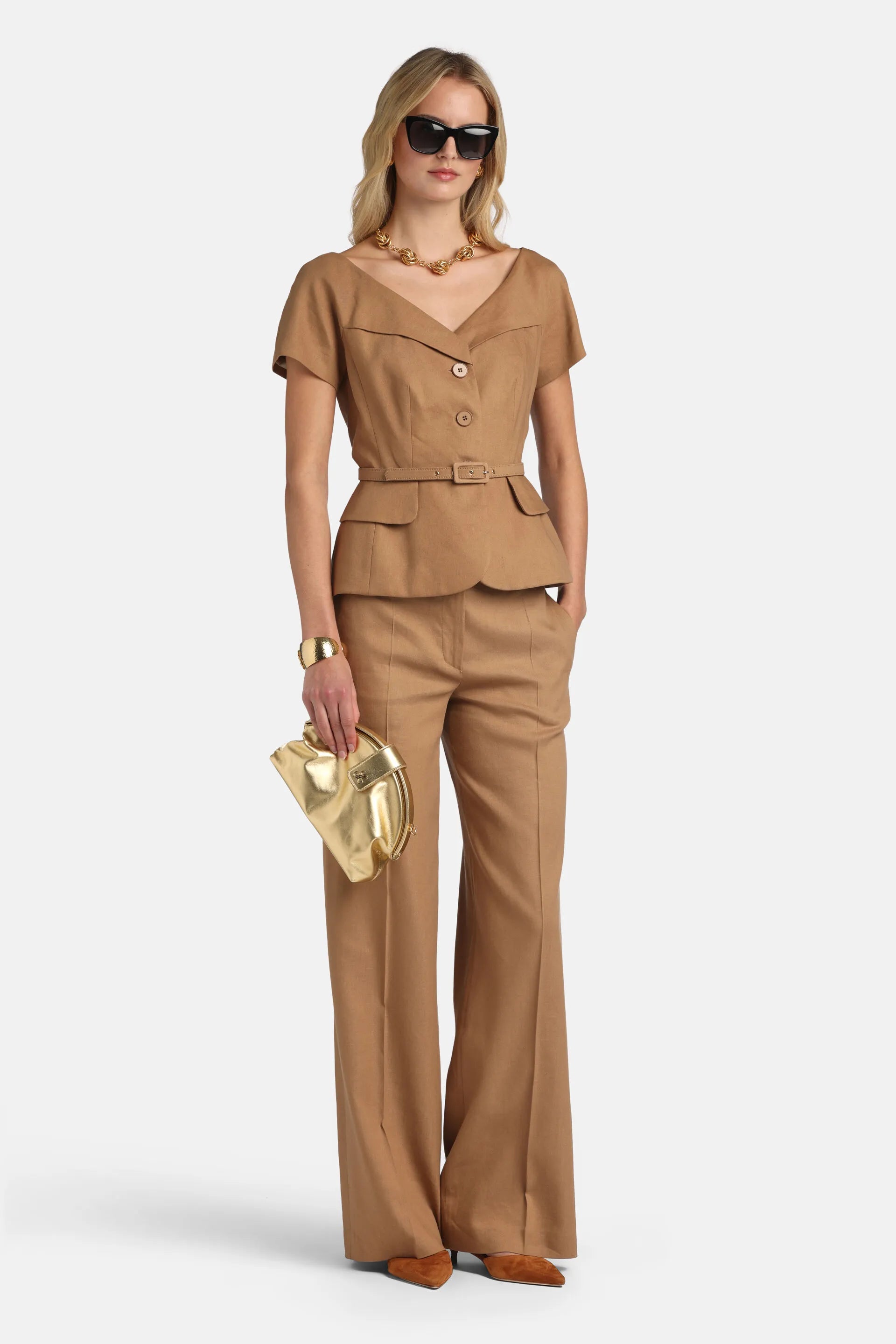 Luisa Spagnoli Coloniale Women Varoma - Unstructured Blazer SKU: VAROMA_2317 Image 05