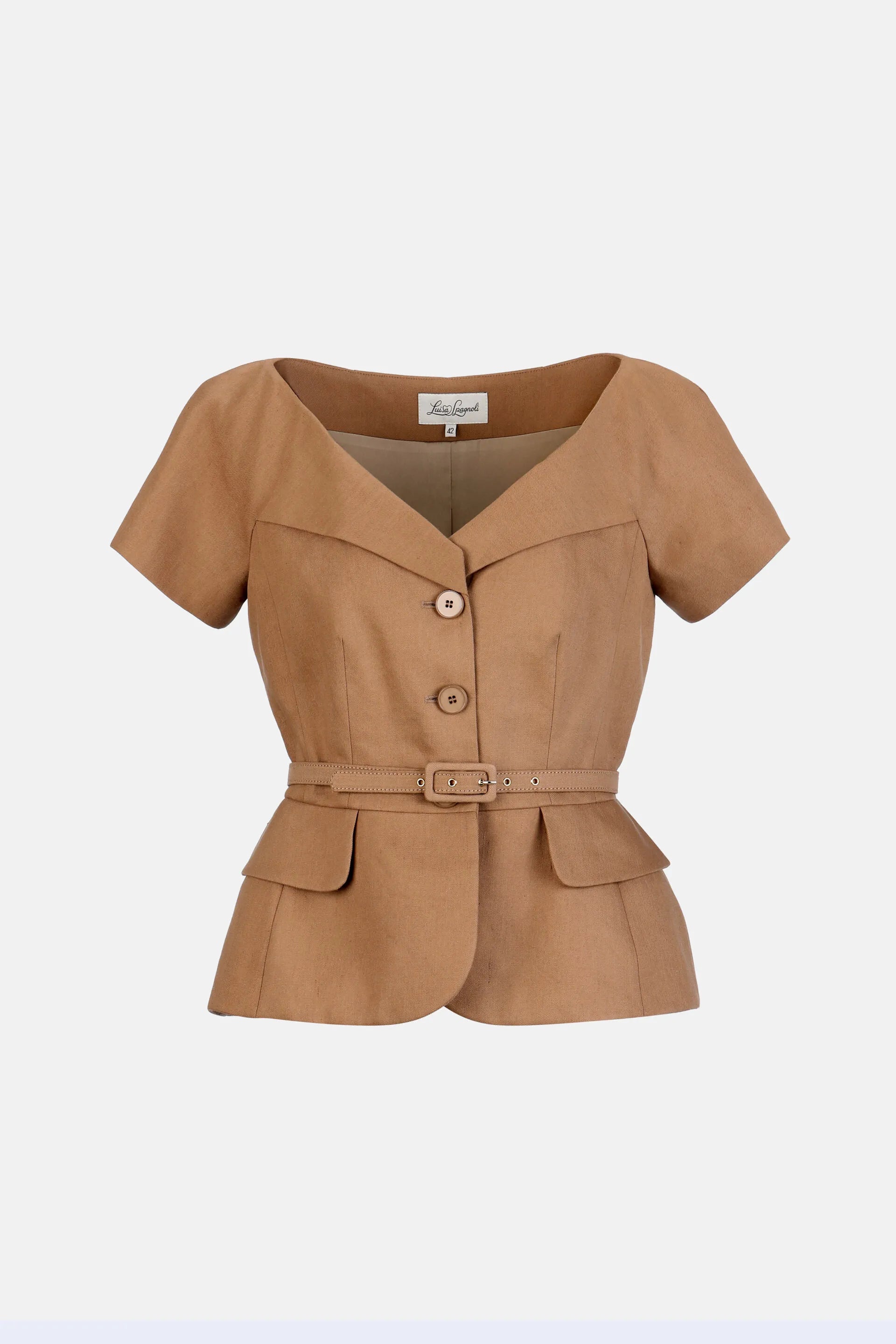Luisa Spagnoli Coloniale Women Varoma - Unstructured Blazer SKU: VAROMA_2317 Image 06