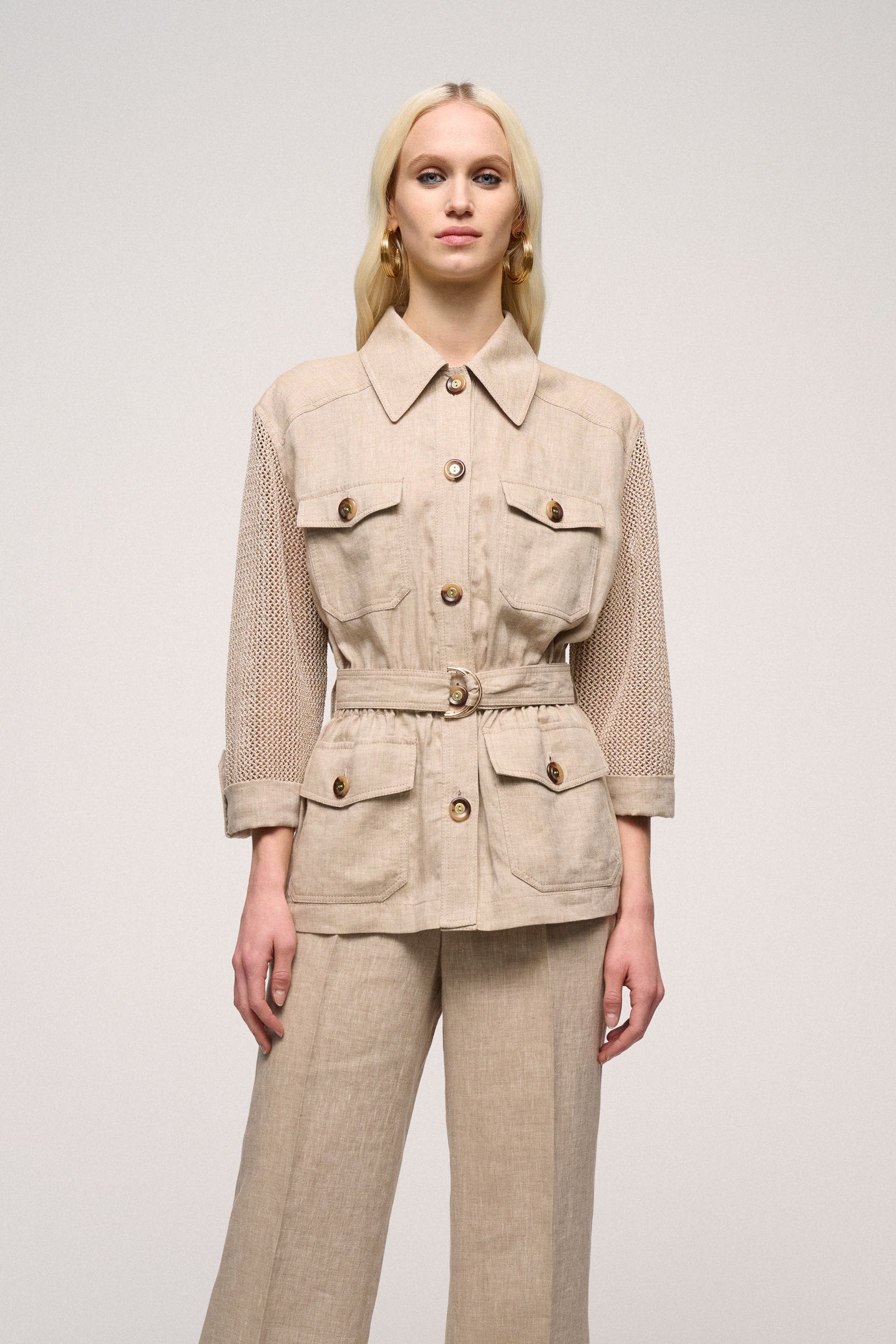 Velista Pure Linen Field Jacket_VELISTA_1190_01