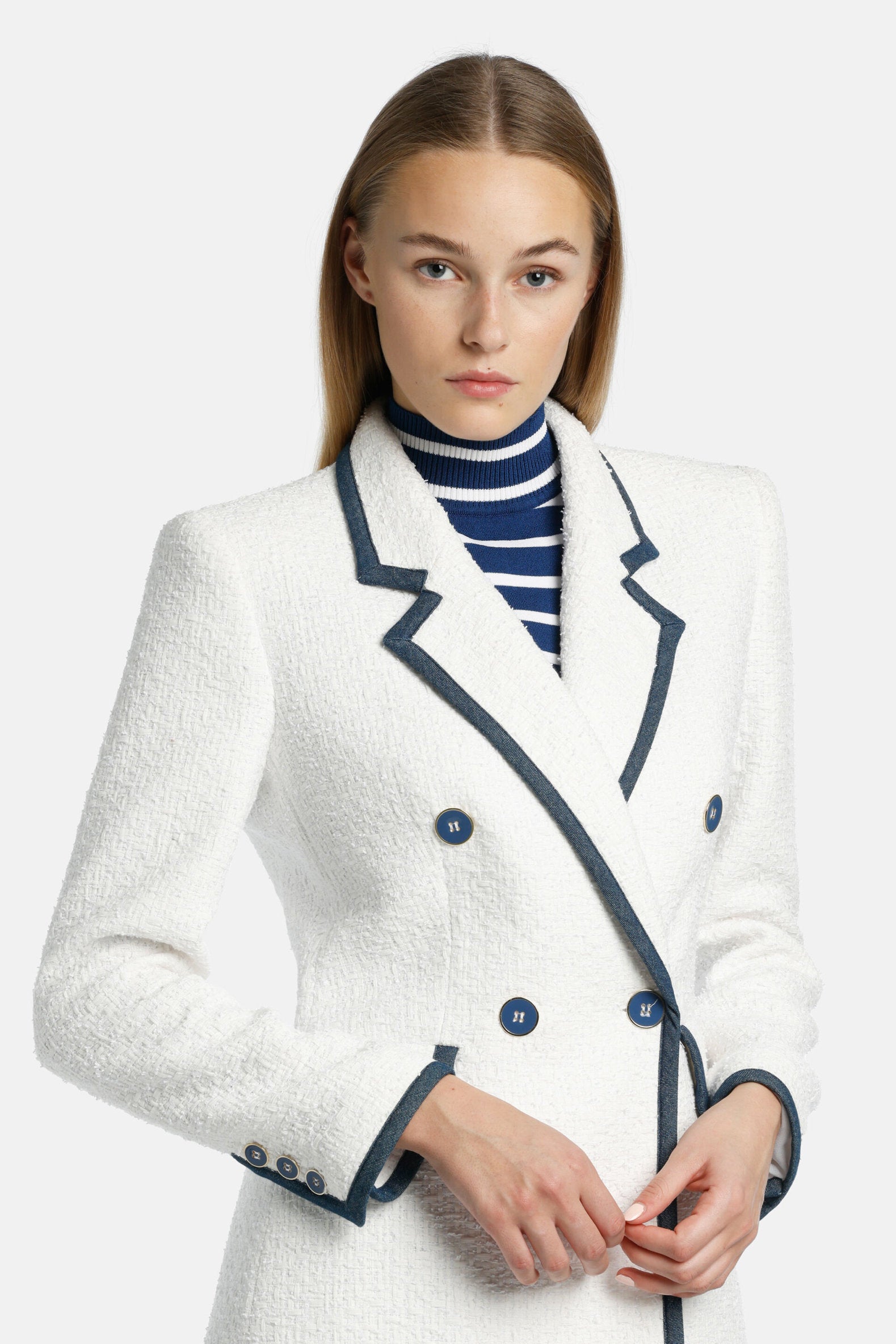 Luisa Spagnoli_Vetrinista - Double-Breasted Jacket_VETRINISTA_0201_04