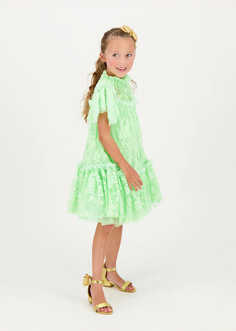 Vida Lace Dress Green_VIDA_Green_03