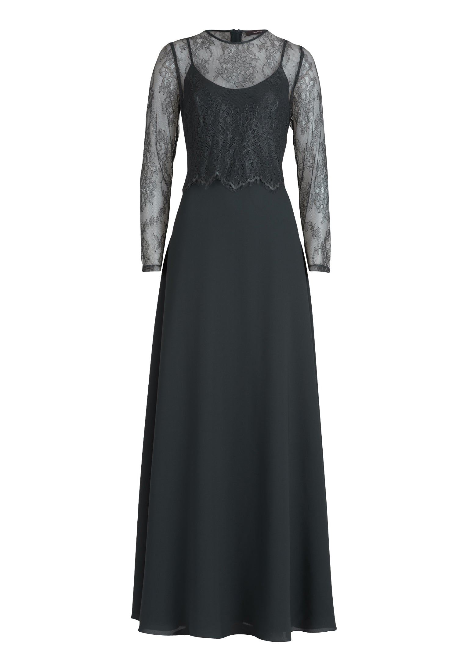 Dark Blue Dress Long 1/1 Sleeve Vera Mont
