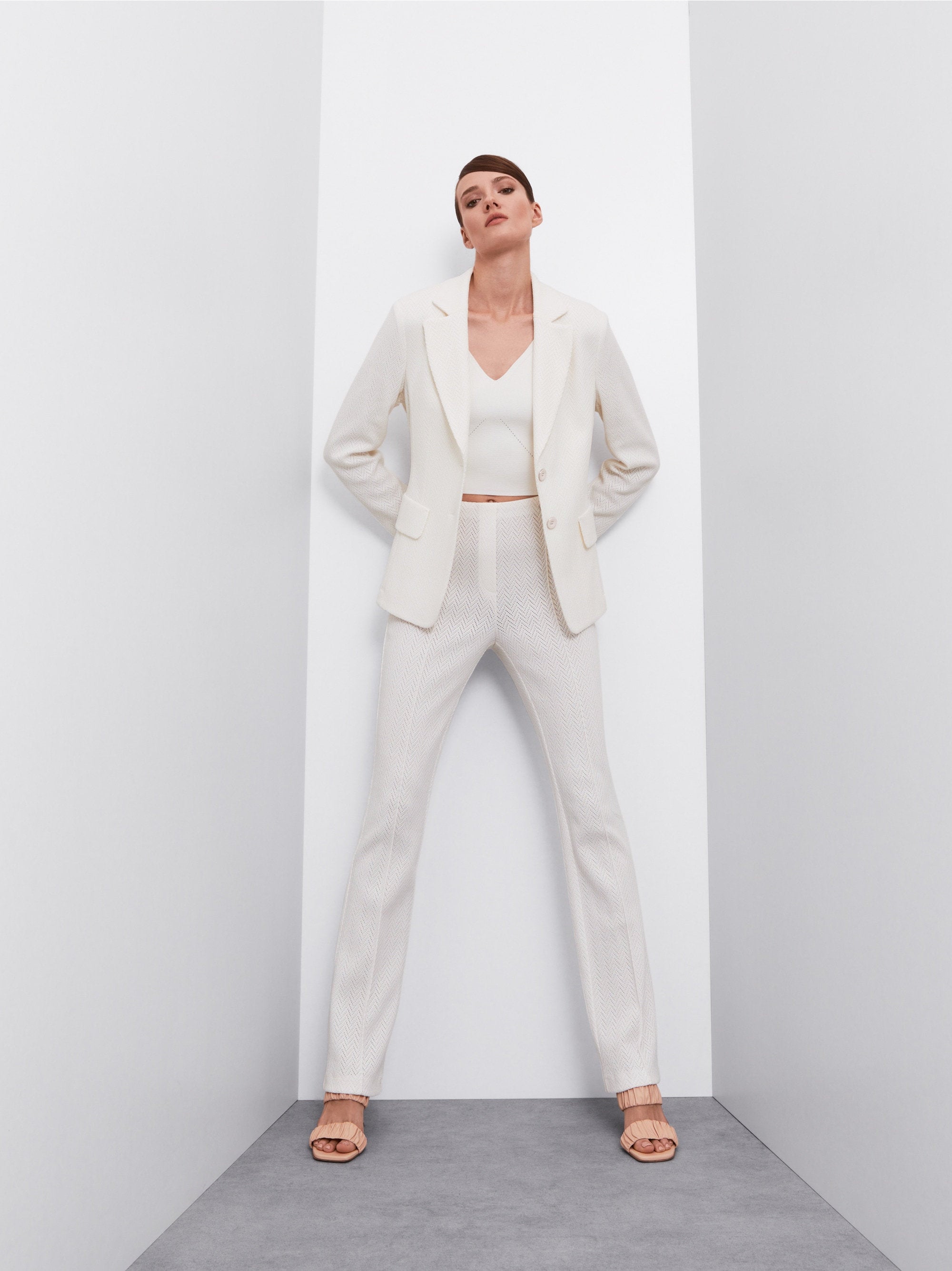 Frederica Model Knitted Slip On Pants_Wc 81.28 J43_110_08