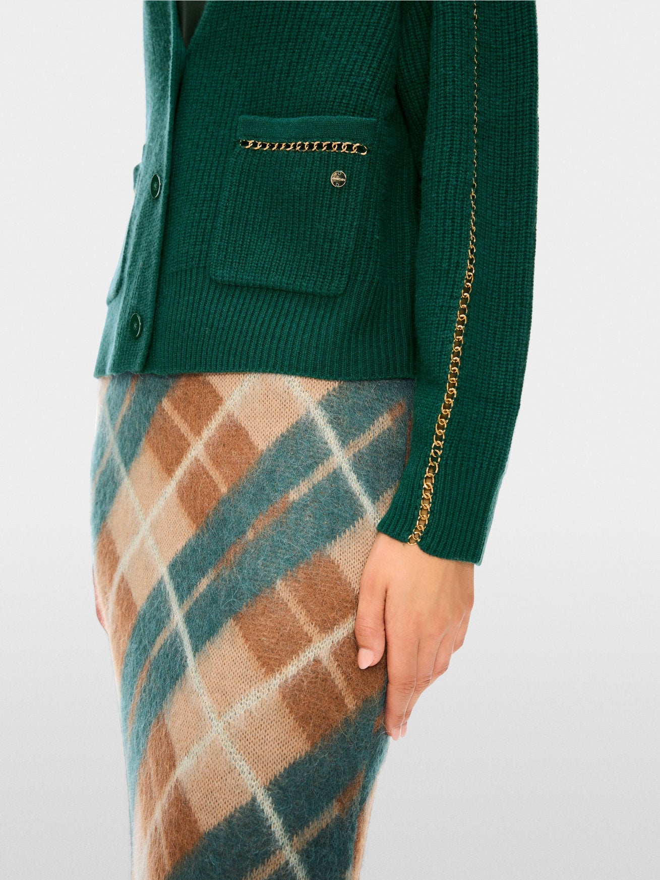 "Rethink Together" Rib Knit Cardigan_XC 39.13 M58_559_03