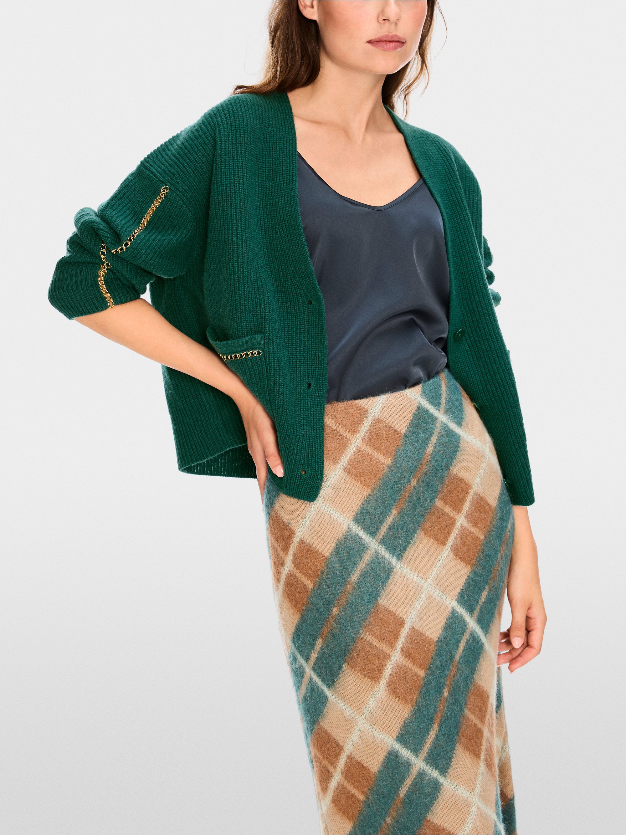 "Rethink Together" Rib Knit Cardigan_XC 39.13 M58_559_04