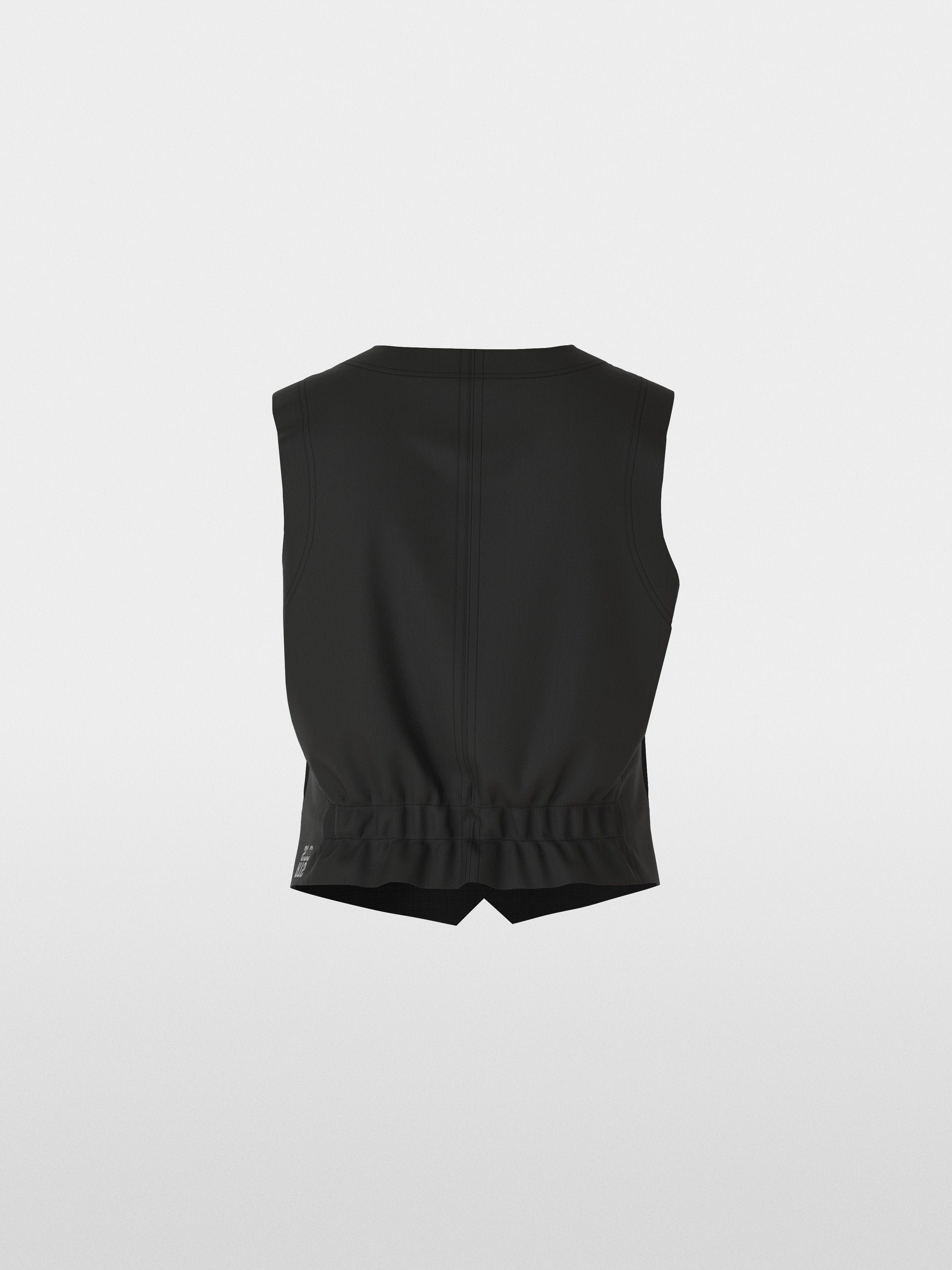 Close-Fitting V-Neck Vest_08