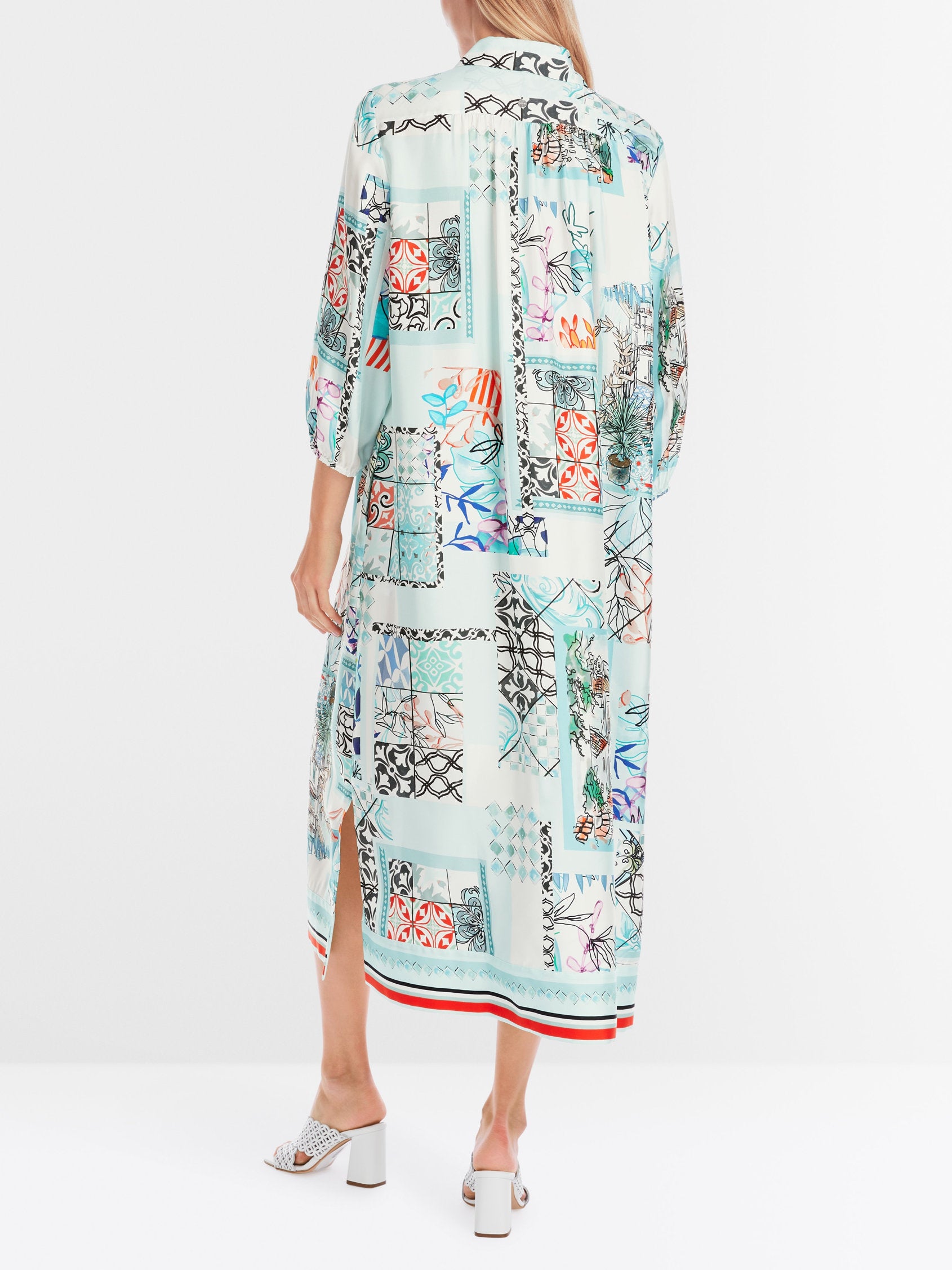 Marc Cain_Shirt Dress in Printed Silk_YC 21.36 W75_504_02