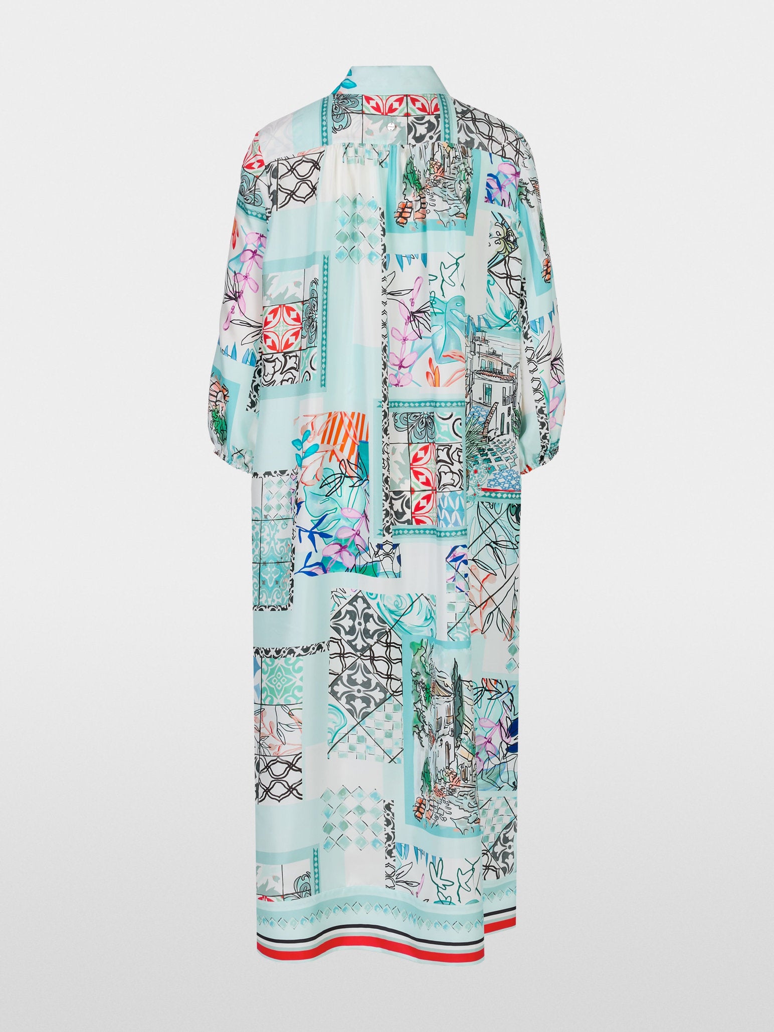 Marc Cain_Shirt Dress in Printed Silk_YC 21.36 W75_504_06