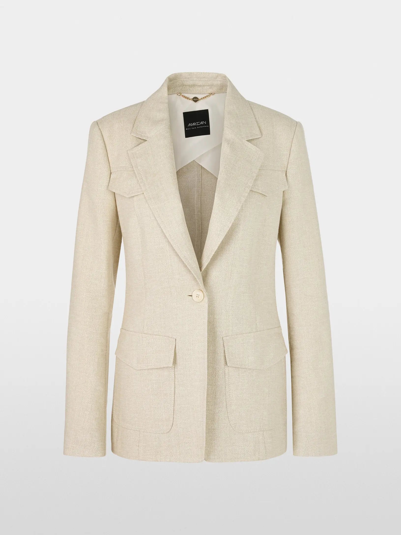Marc Cain_Slim-Fit Blazer in Utility Style_YC 34.39 W42_607_07