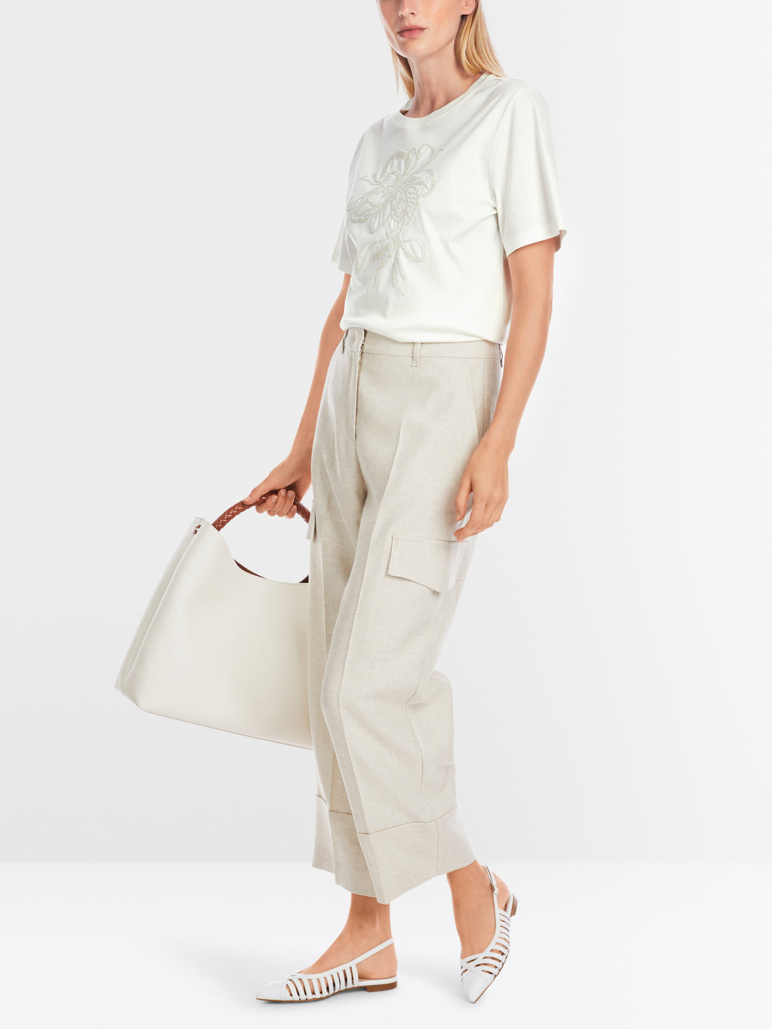 Marc Cain_Embroidered T-Shirt in Pure Cotton_YC 48.11 J82_110_02