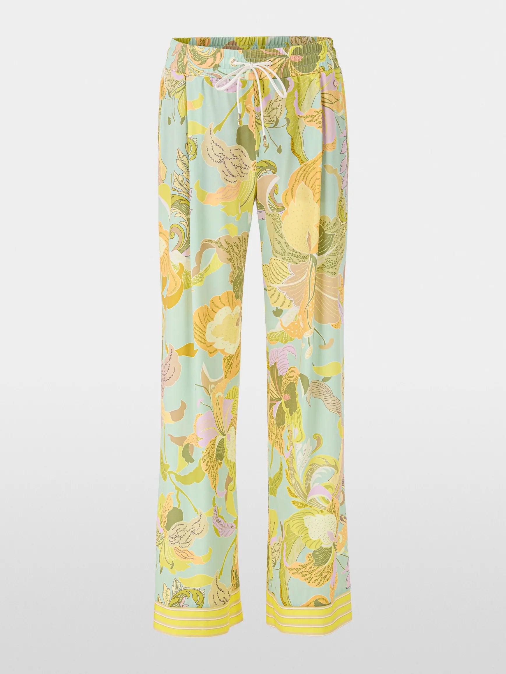 Marc Cain_Printed ÔRethink TogetherÕ Trousers_YC 81.56 J38_423_05
