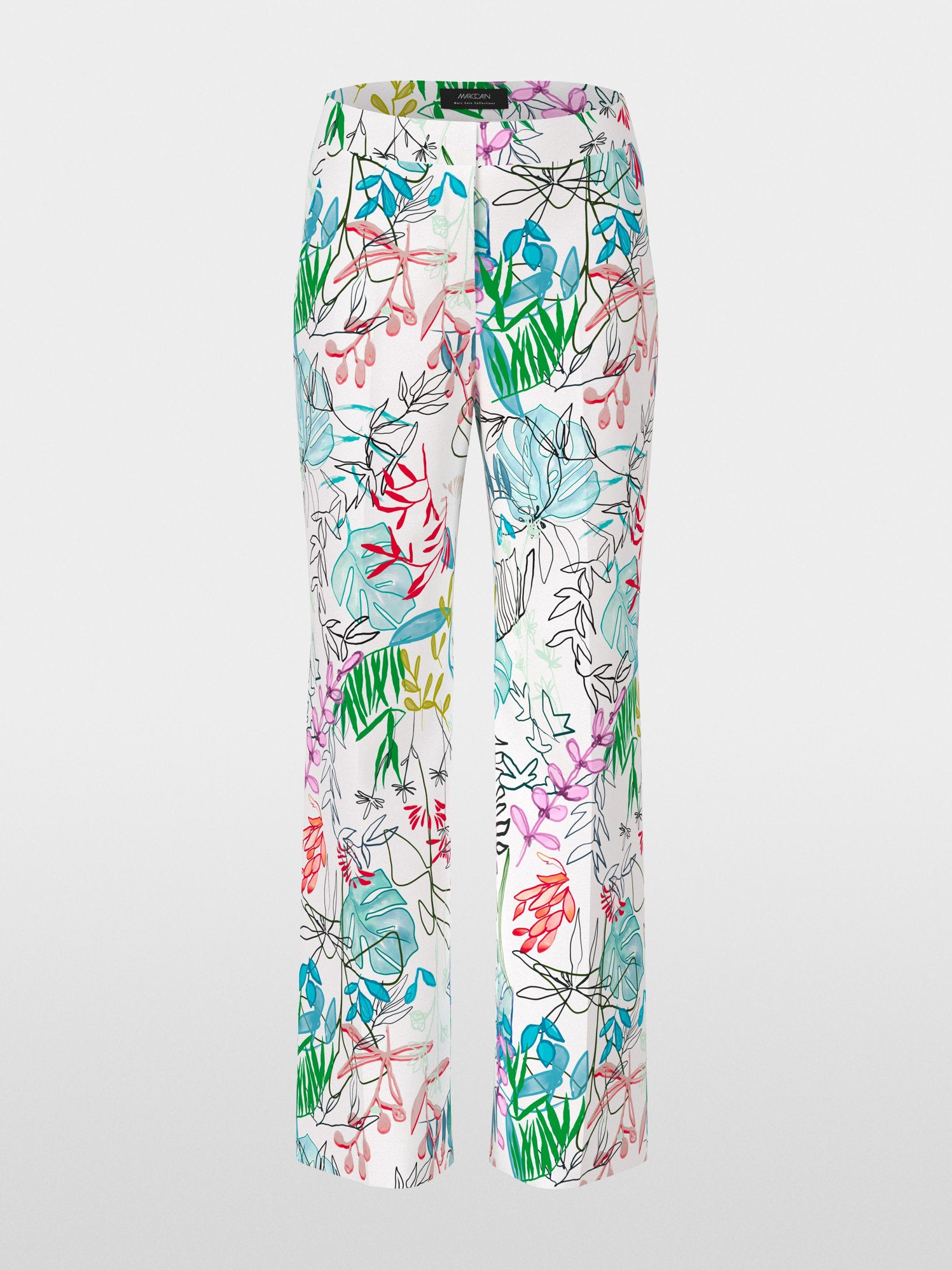 Marc Cain_Wukari Puddle Pants with Print_YC 81.57 W64_504_05